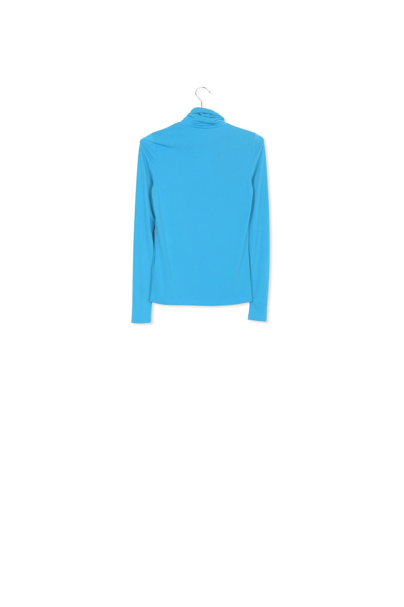 Blue slim-fit turtleneck top RE—SSENTIEL | Essentiel second hand