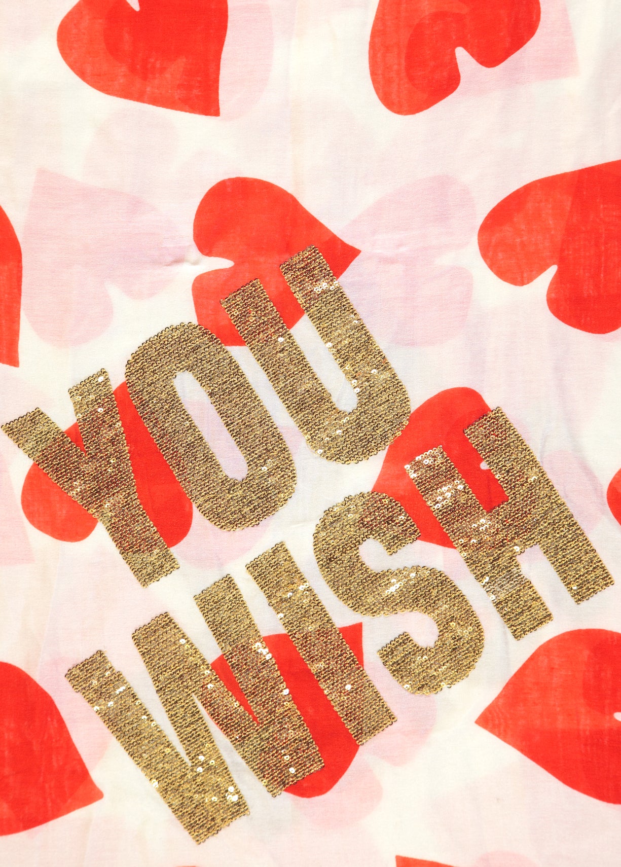 Off-white sequin-embroidered scarf RE—SSENTIEL | Essentiel second hand