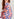 Neon pink and blue floral-print see-through jacket Faume - seconde main