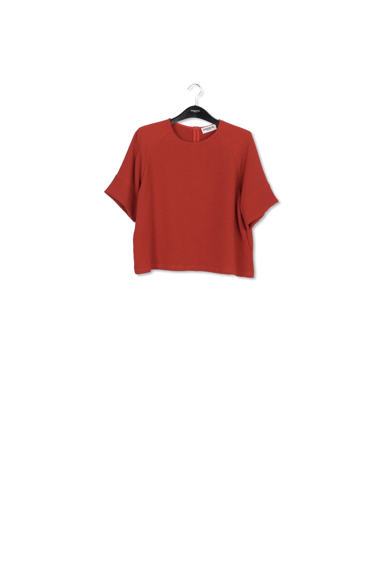 Red oversized top RE—SSENTIEL | Essentiel second hand
