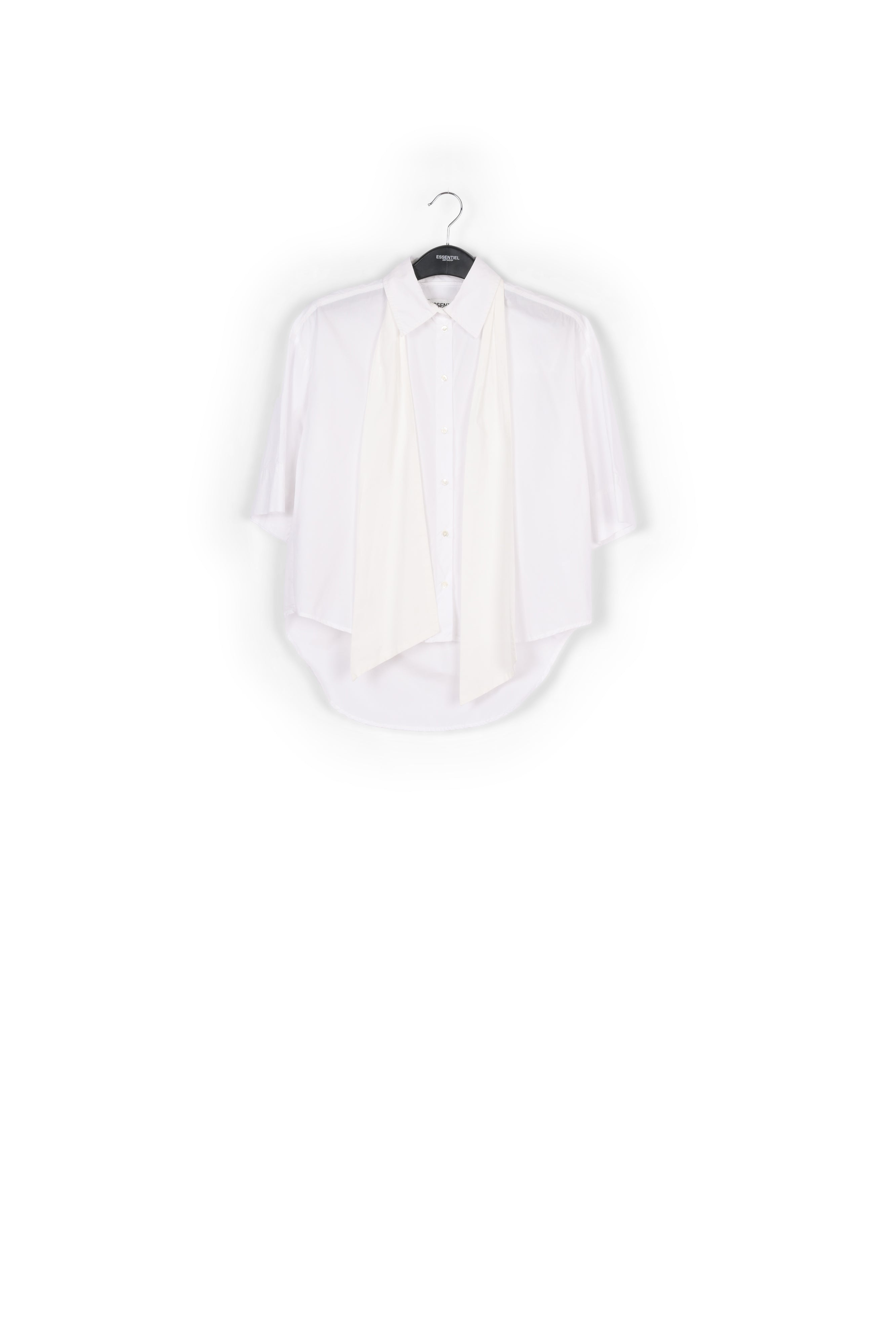 White shirt with pussy bow RE—SSENTIEL | Essentiel second hand