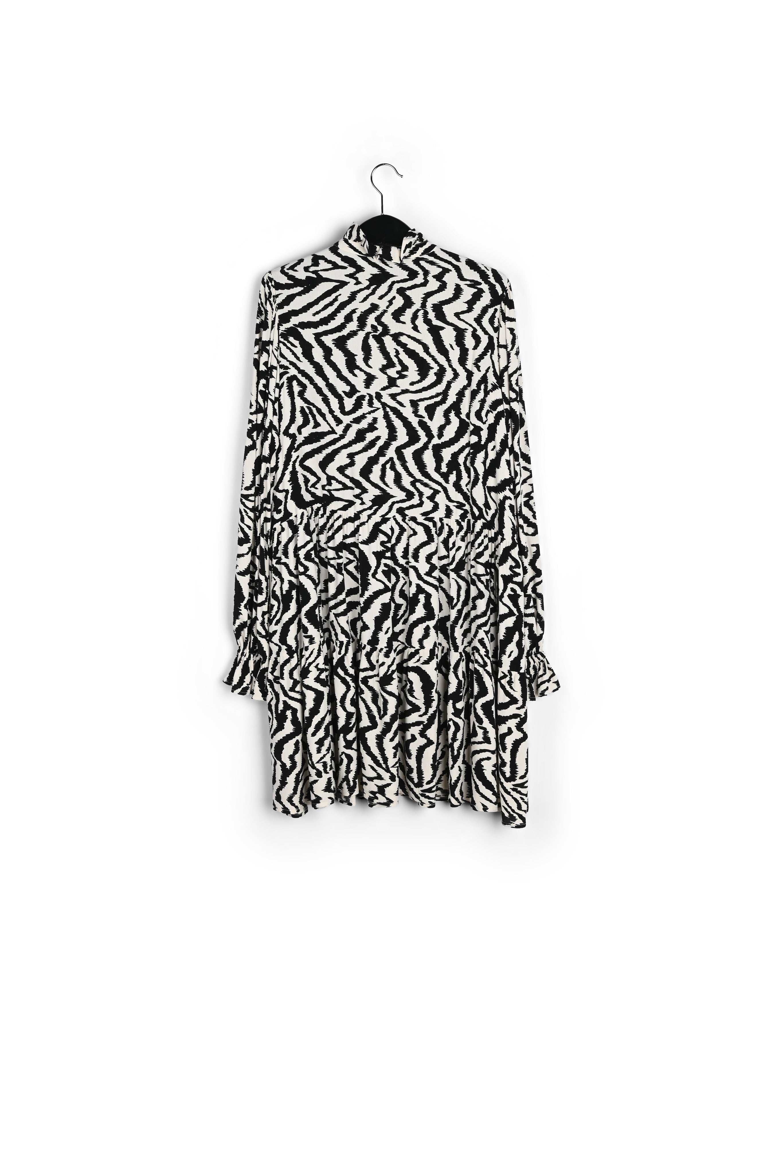 Mini robe trapèze aux imprimés léopard et pois RE—SSENTIEL | Essentiel second hand