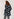 Double-breasted mini-jurk met donkere bloemenprint Faume - seconde main