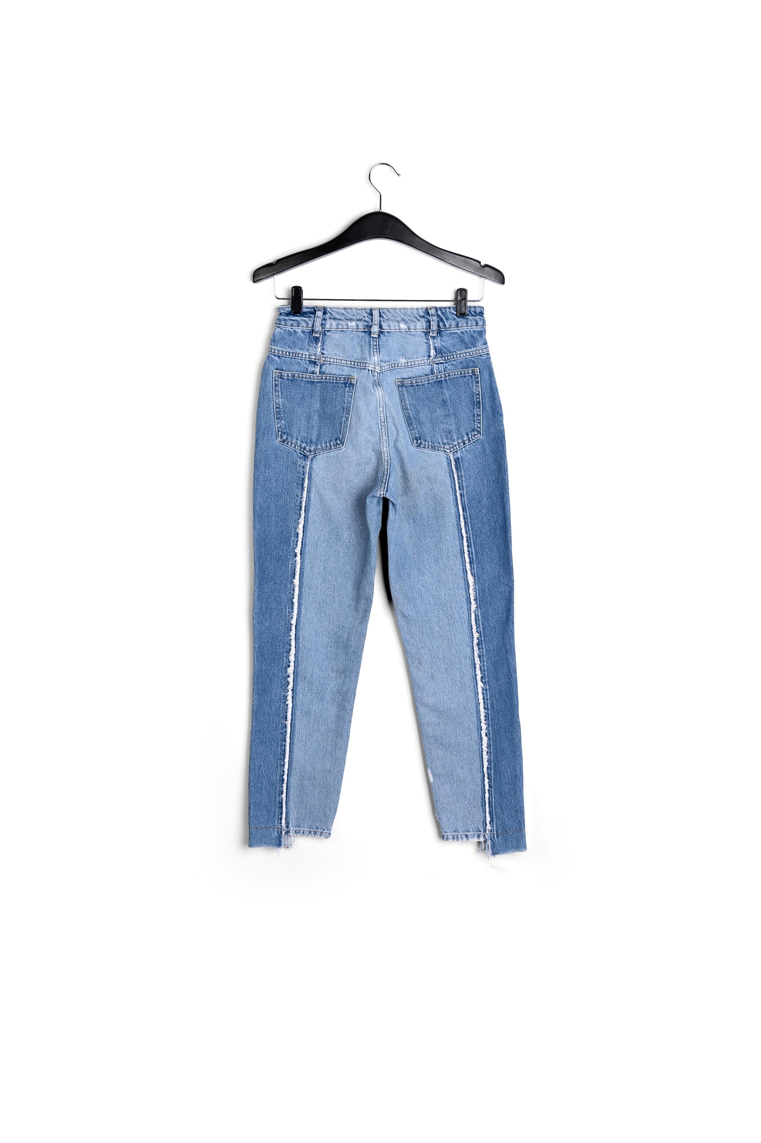 Jean boyfriend bicolore effiloché RE—SSENTIEL | Essentiel second hand