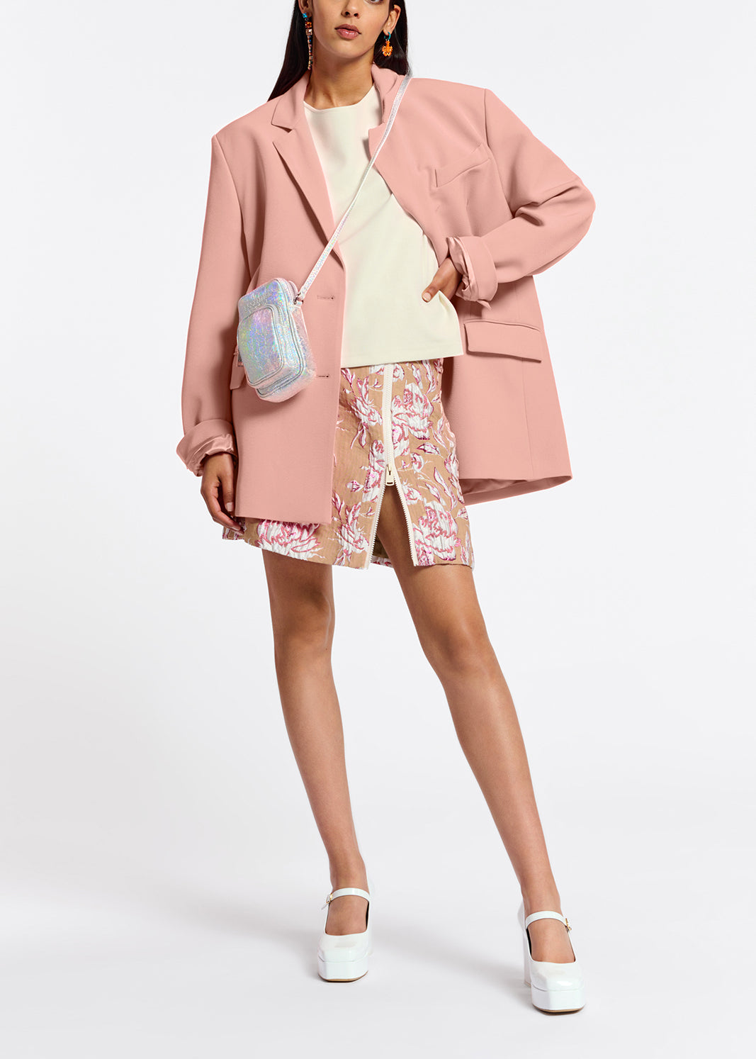 Ecru oversized top RE—SSENTIEL | Essentiel second hand