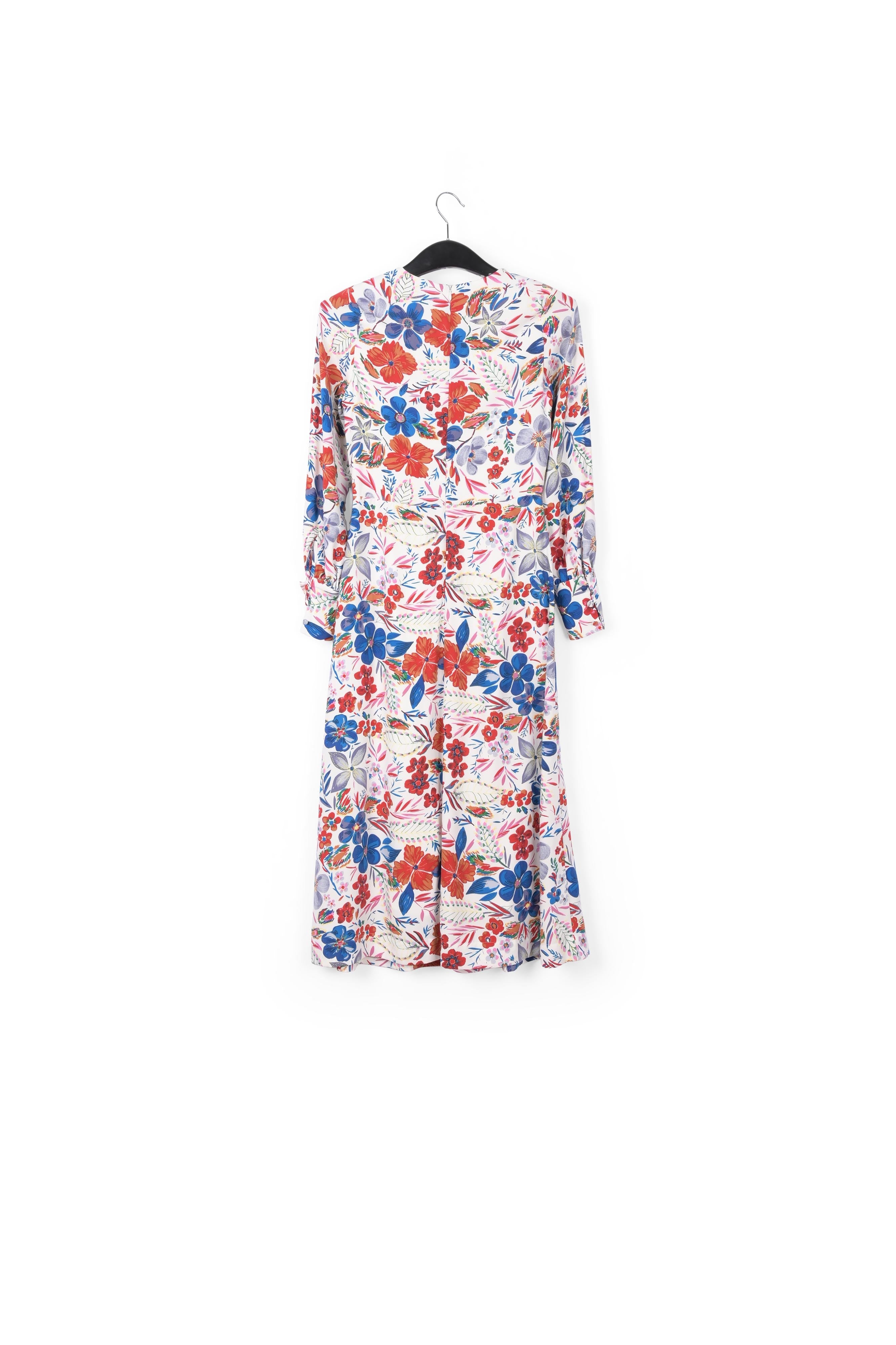 Off-white floral midi dress RE—SSENTIEL | Essentiel second hand