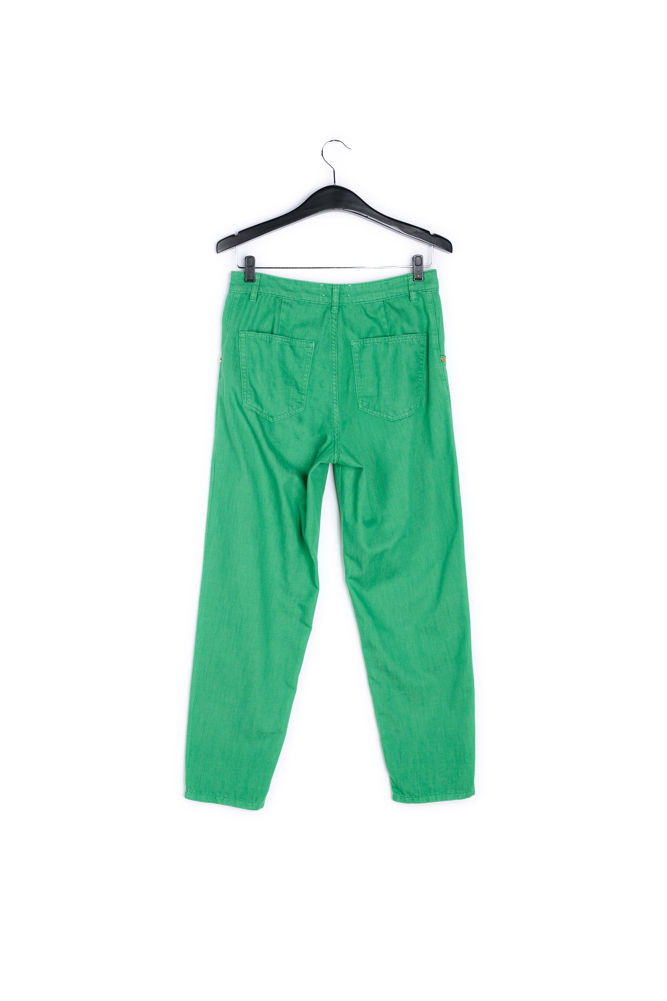 Green loose-fit denim pants RE—SSENTIEL | Essentiel second hand