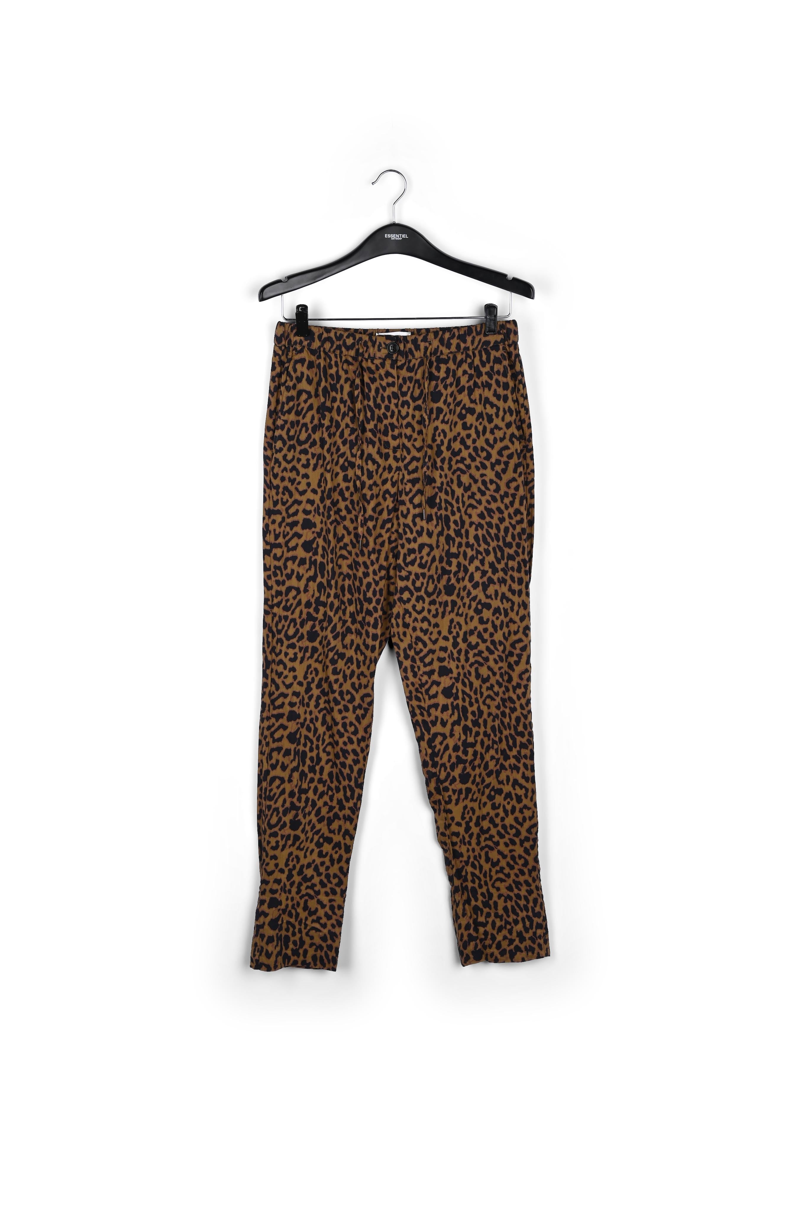 Leopard print tapered pants RE—SSENTIEL | Essentiel second hand