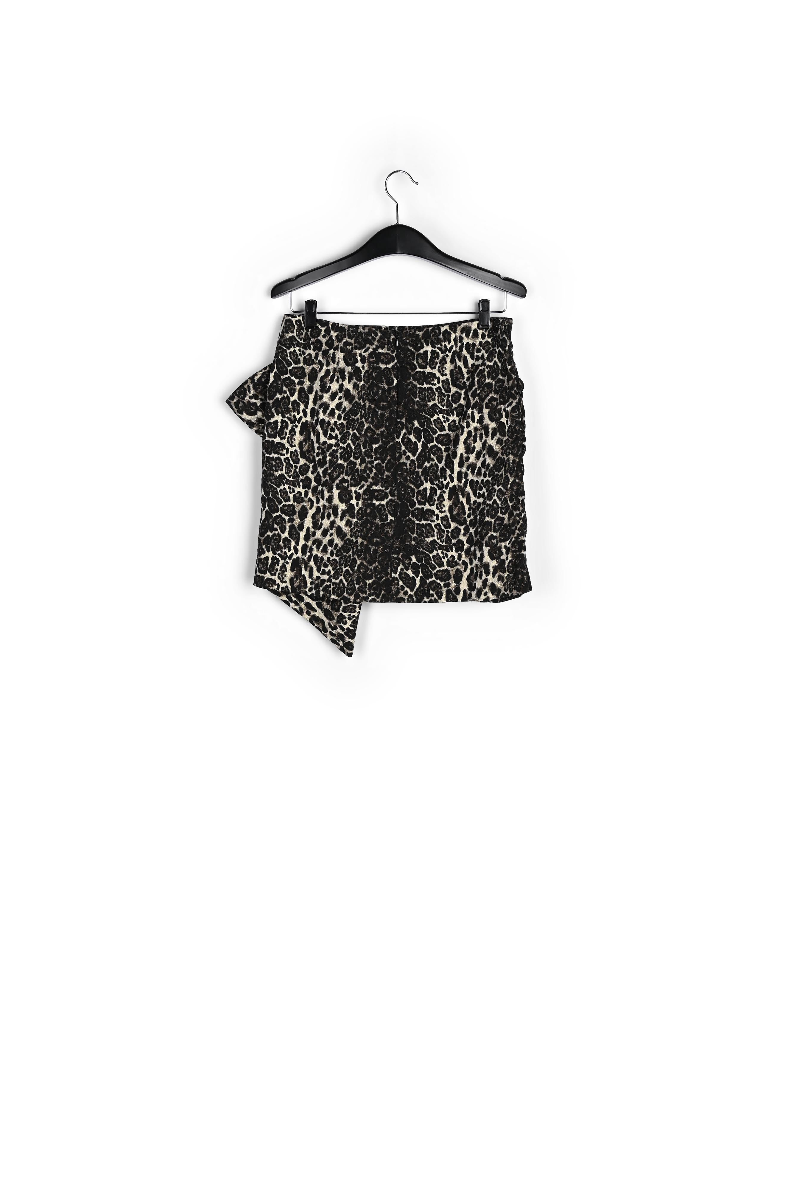 Minijupe asymétrique à imprimé léopard RE—SSENTIEL | Essentiel second hand