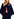 Dark blue mohair and wool blend cardigan Faume - seconde main