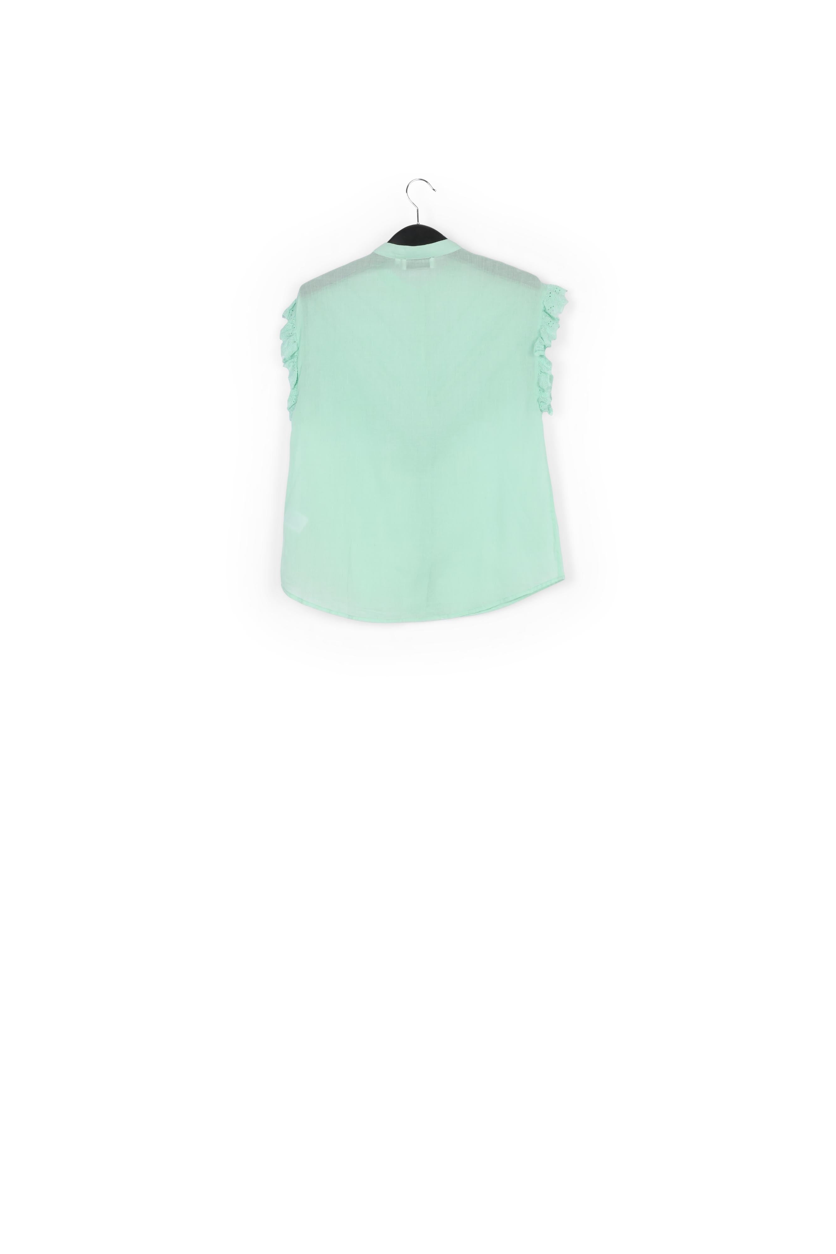 Green ruffled top RE—SSENTIEL | Essentiel second hand