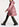 Vintage roze donsjas met kap Faume - seconde main