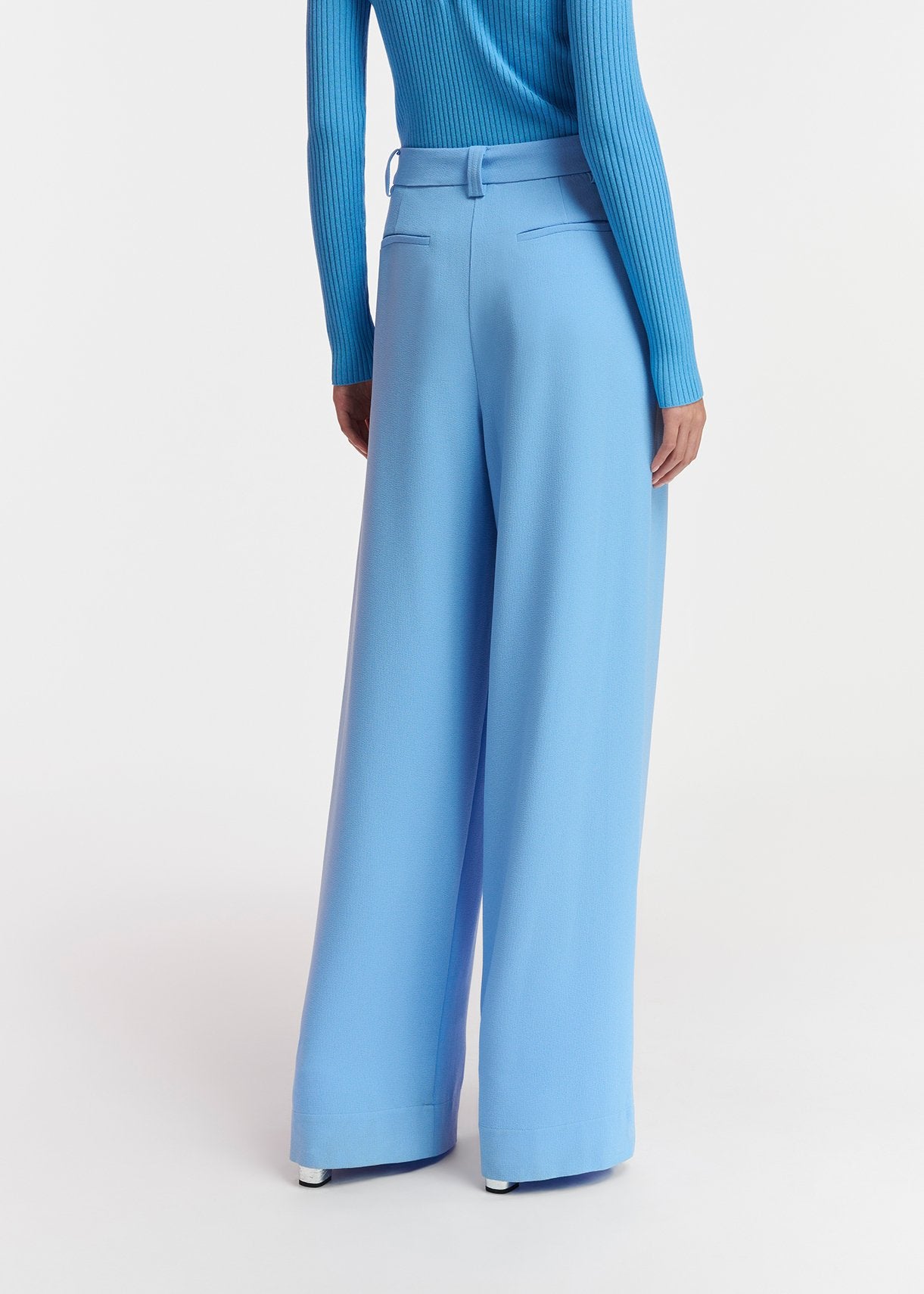 Blue wide-leg pants RE—SSENTIEL | Essentiel second hand