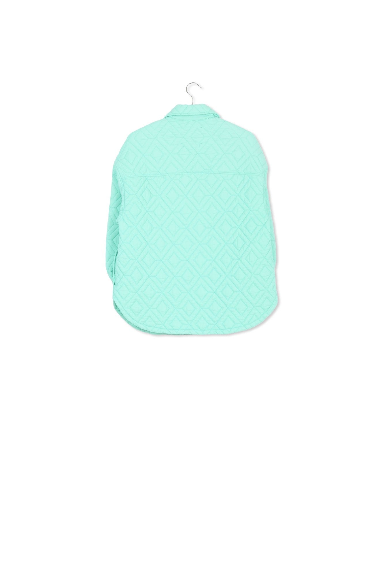 Turquoise quilted jacket RE—SSENTIEL | Essentiel second hand