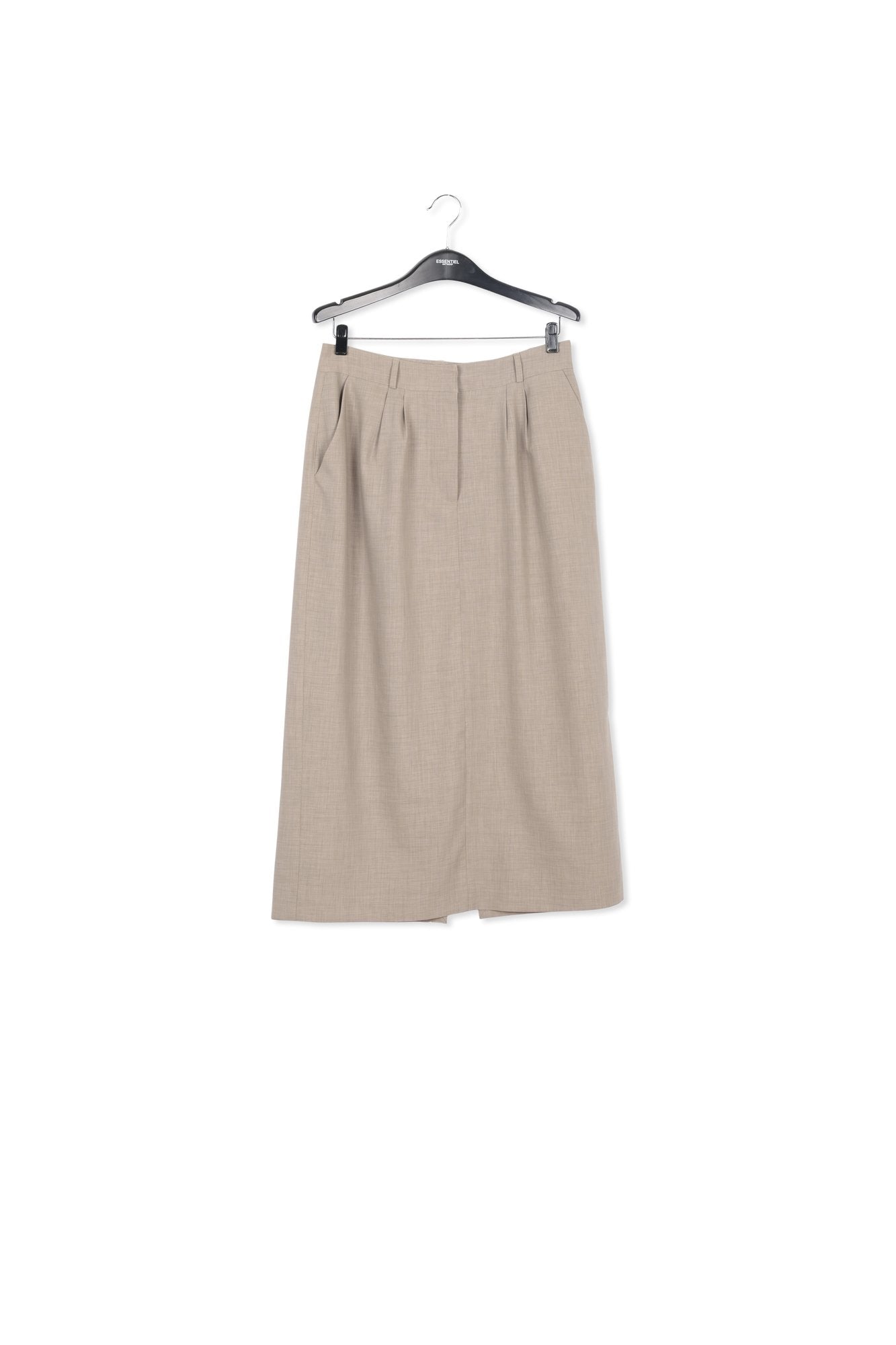 Khaki ankle-length skirt RE—SSENTIEL | Essentiel second hand