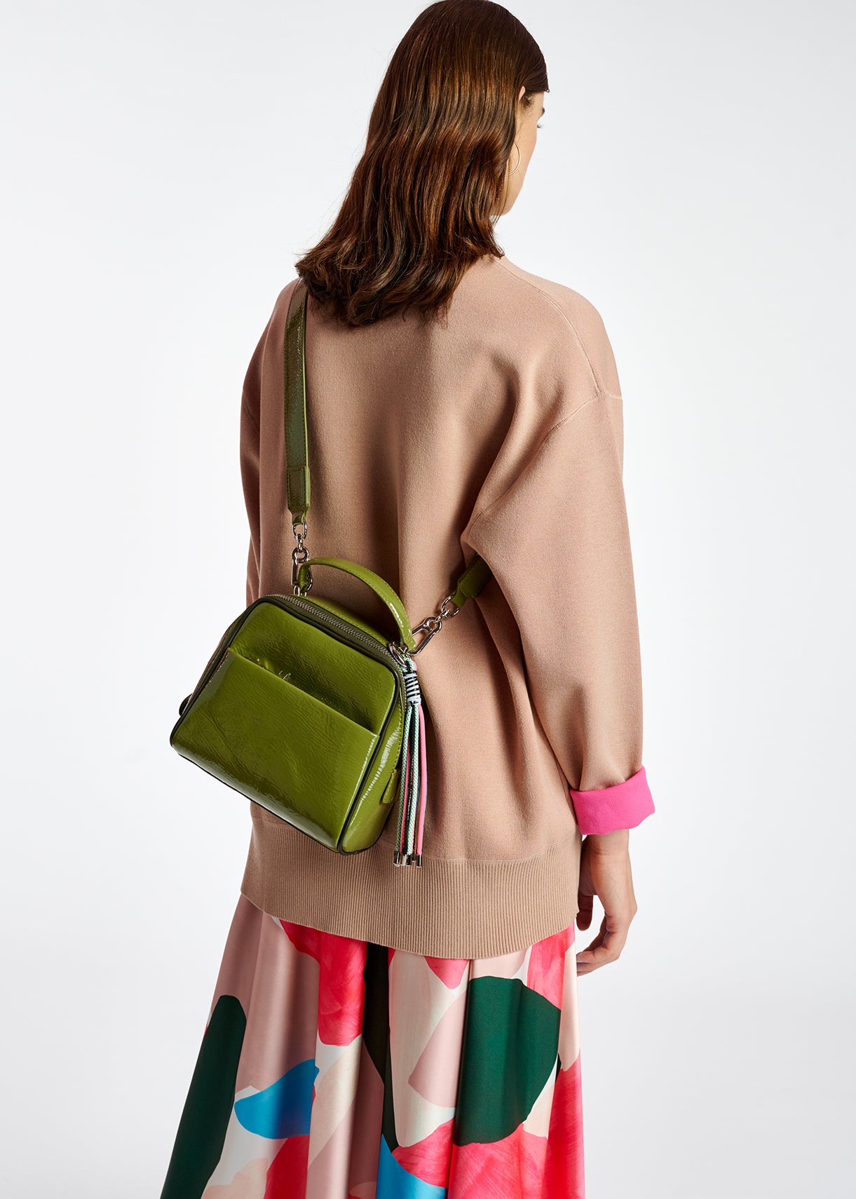 Pull carré en tricot rose vintage RE—SSENTIEL | Essentiel second hand