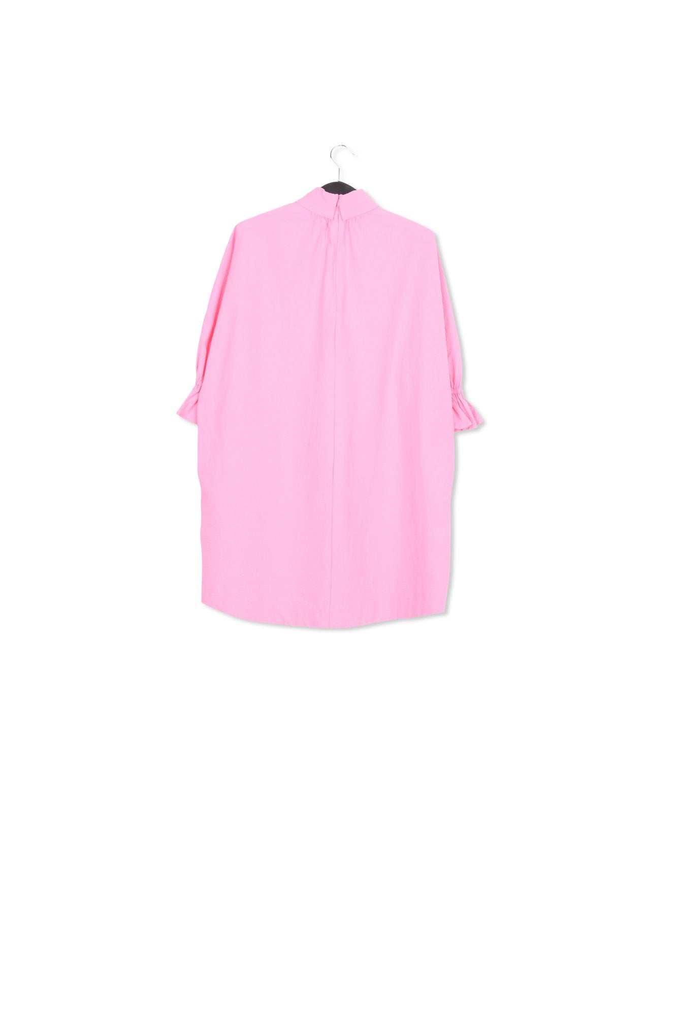 Pink mini dress with stand-up collar RE—SSENTIEL | Essentiel second hand