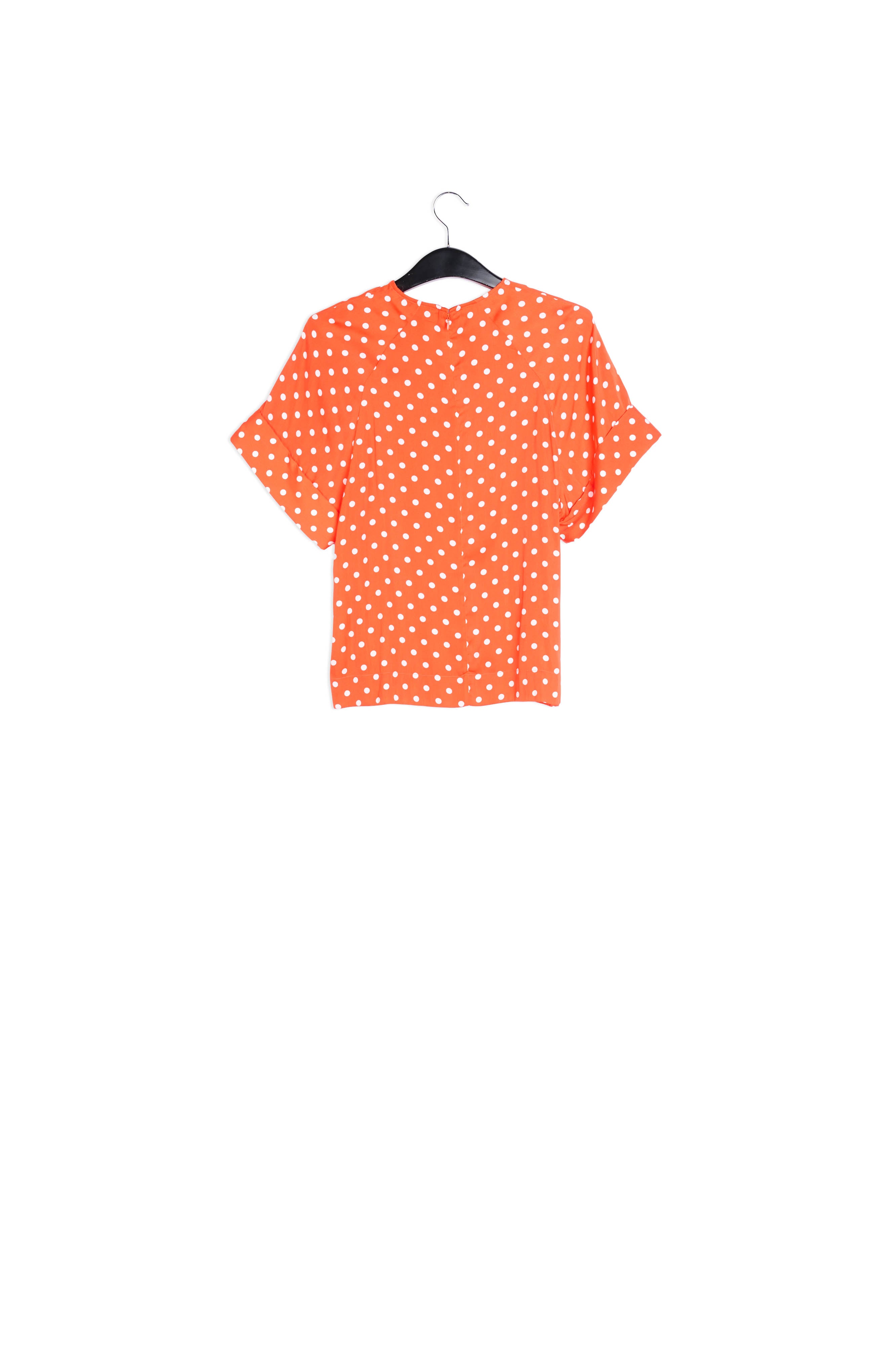 Red polka dot top RE—SSENTIEL | Essentiel second hand