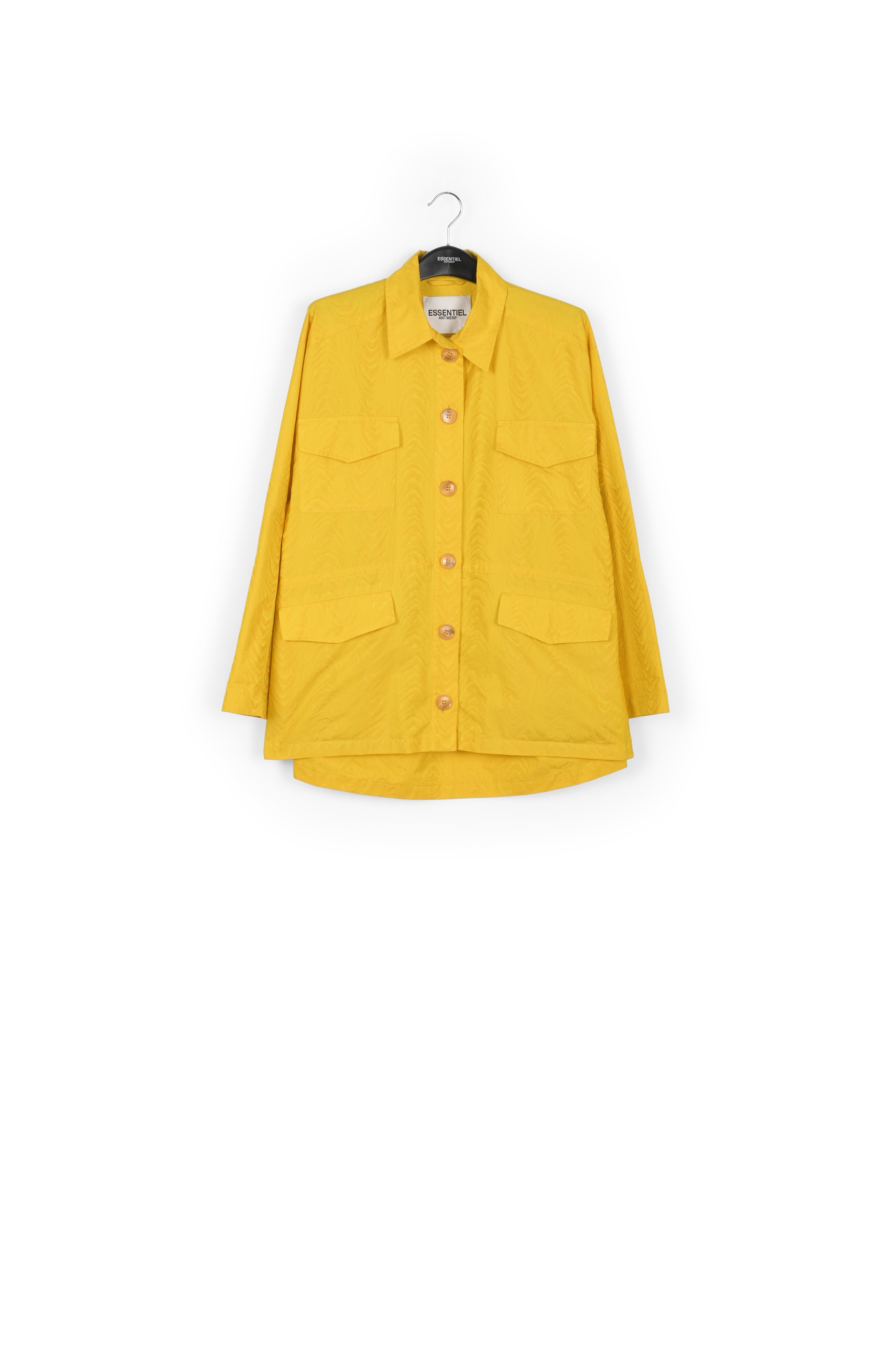 Veste en jacquard jaune RE—SSENTIEL | Essentiel second hand