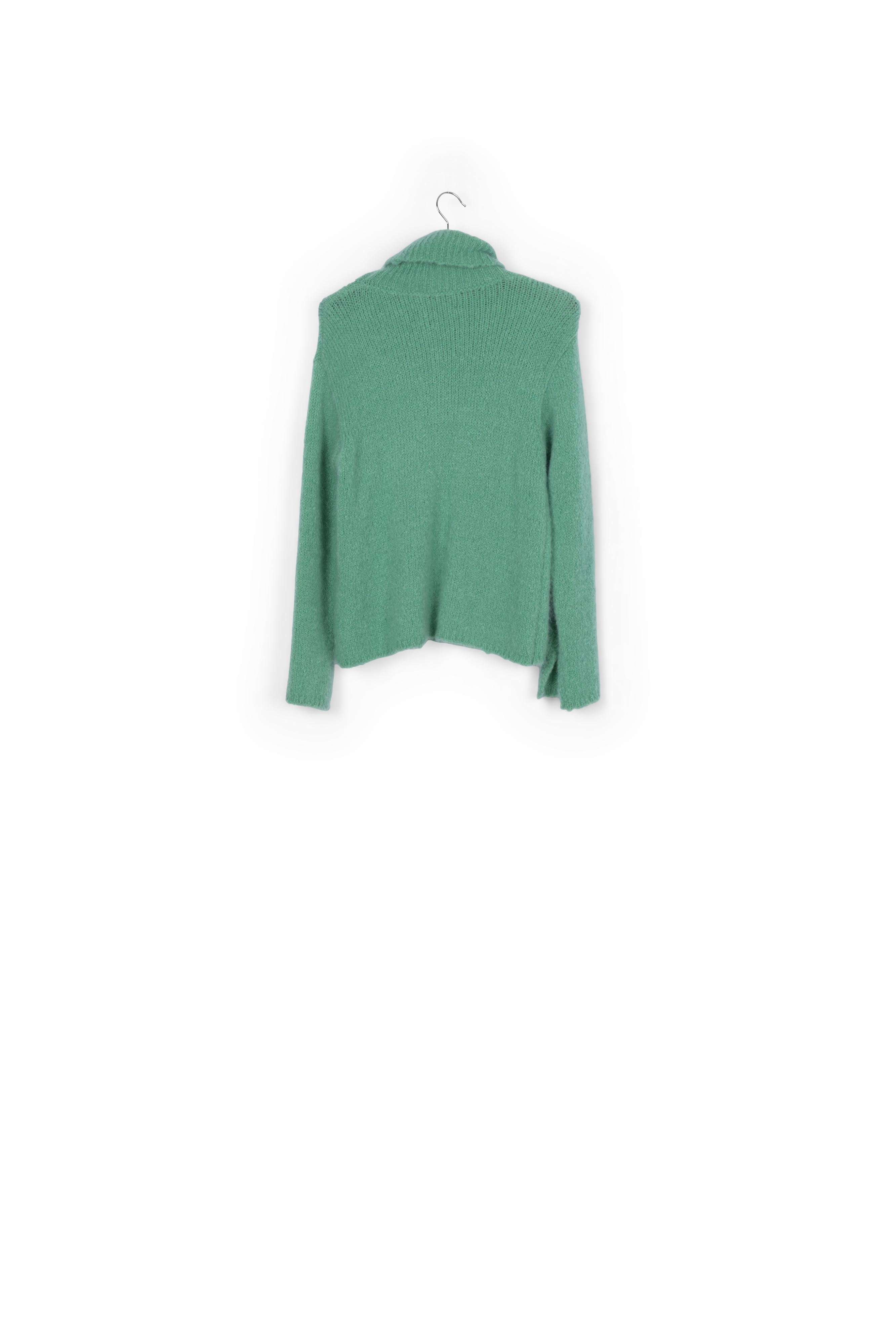 Pull à col roulé en mohair mélangé beige foncé RE—SSENTIEL | Essentiel second hand