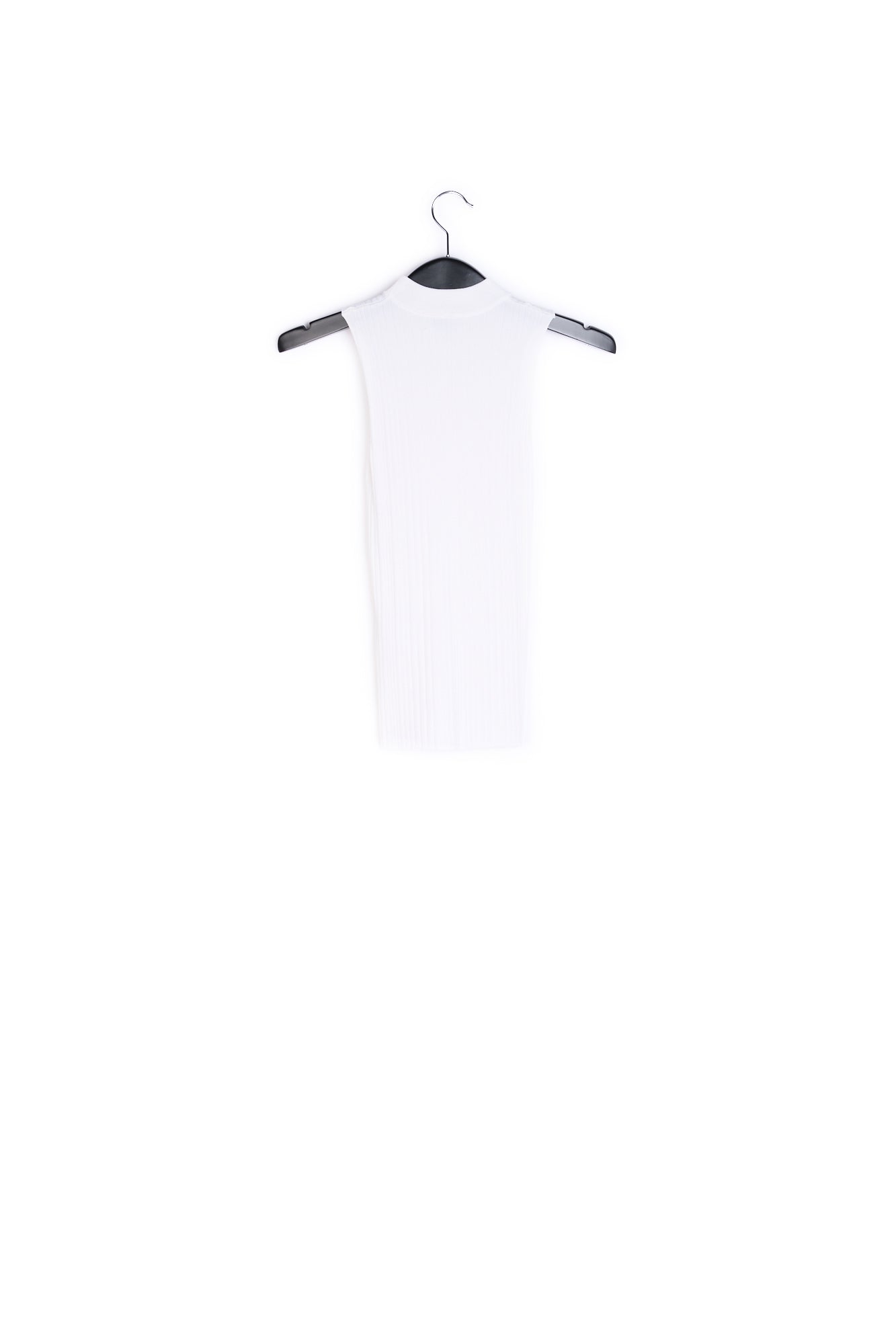 Off-white ribbed-knit top RE—SSENTIEL | Essentiel second hand