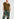 Khaki green linen relaxed-fit T-shirt Faume - seconde main
