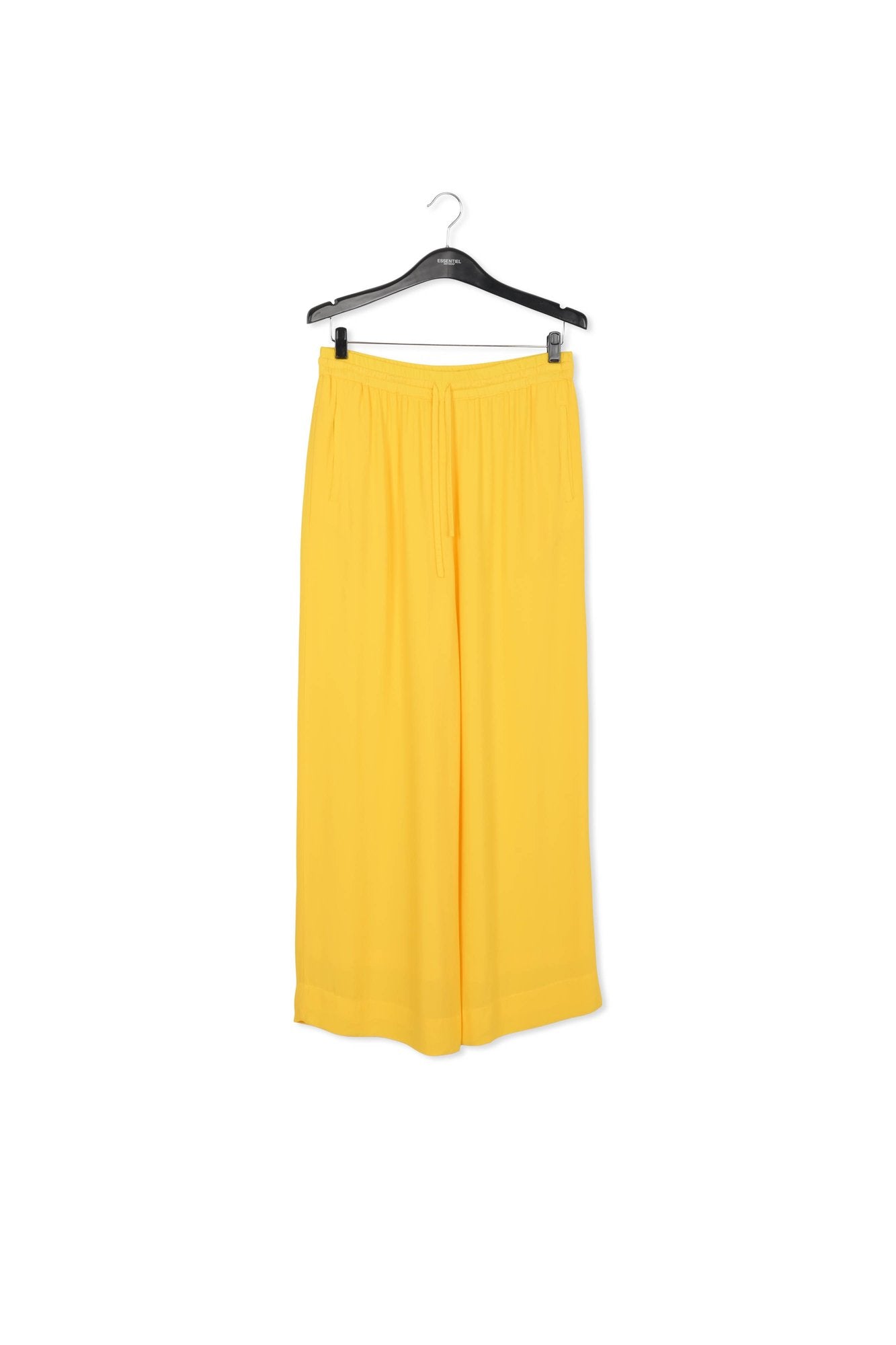 Yellow wide-leg pants RE—SSENTIEL | Essentiel second hand