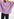 Mauve gebreide trui met boxy snit Faume - seconde main