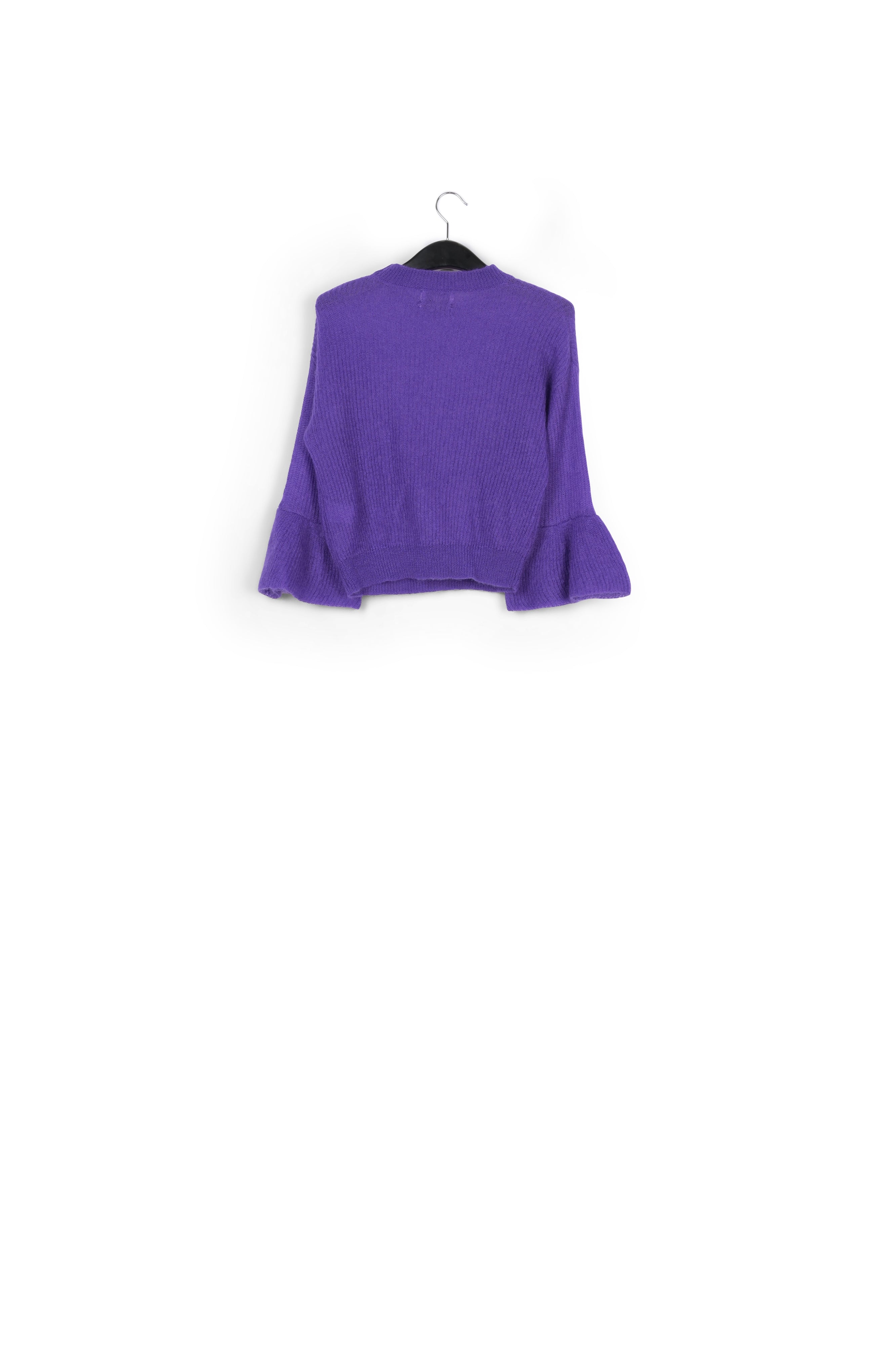 Pull violet à manches volantées RE—SSENTIEL | Essentiel second hand