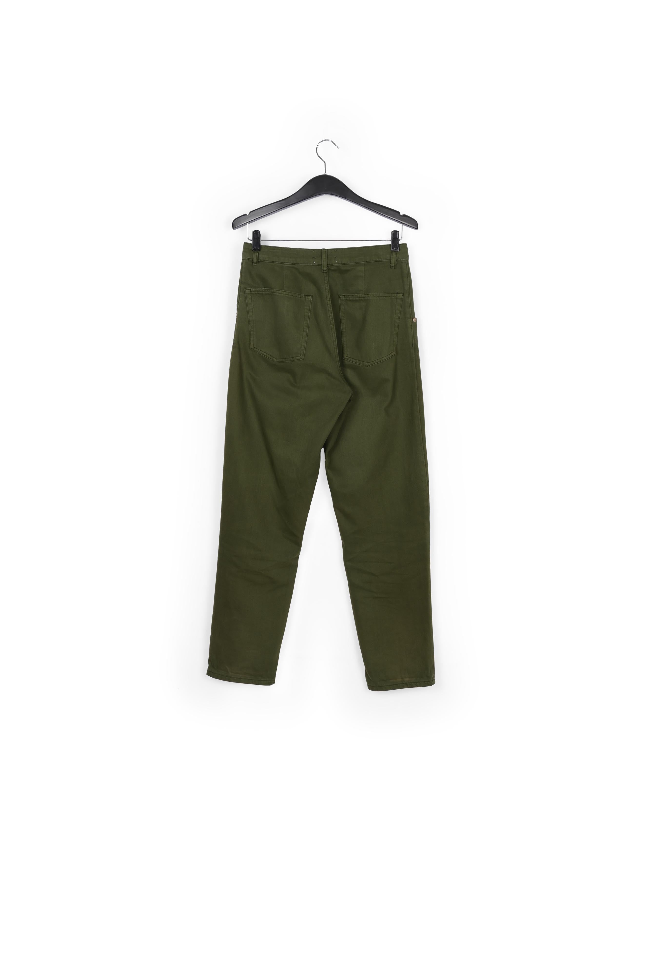 Jean fuselé vert pin RE—SSENTIEL | Essentiel second hand