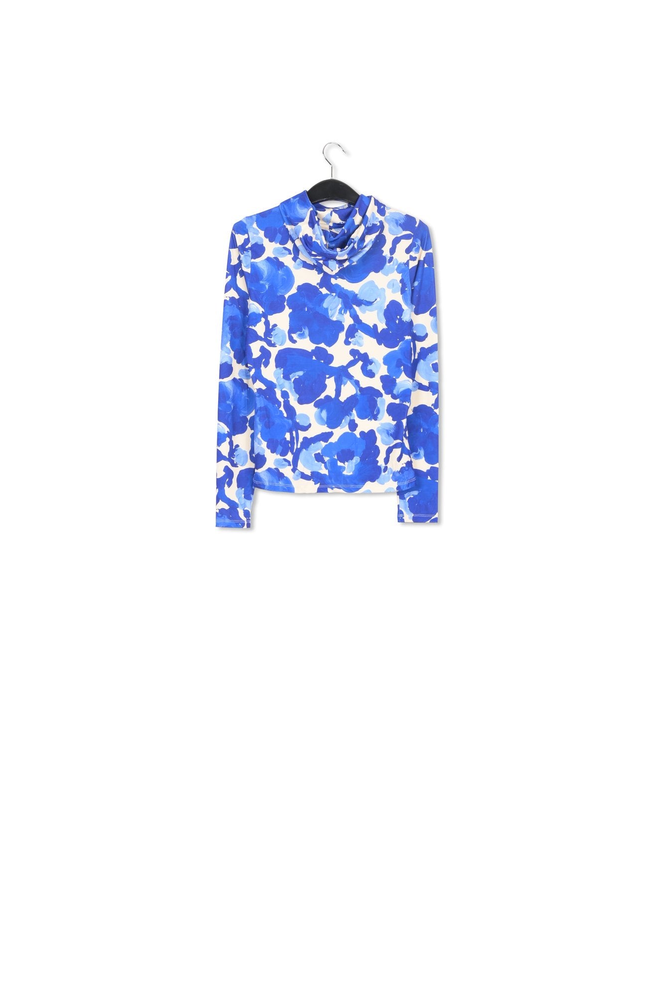 Beige hooded top with multicolor leopard print RE—SSENTIEL | Essentiel second hand