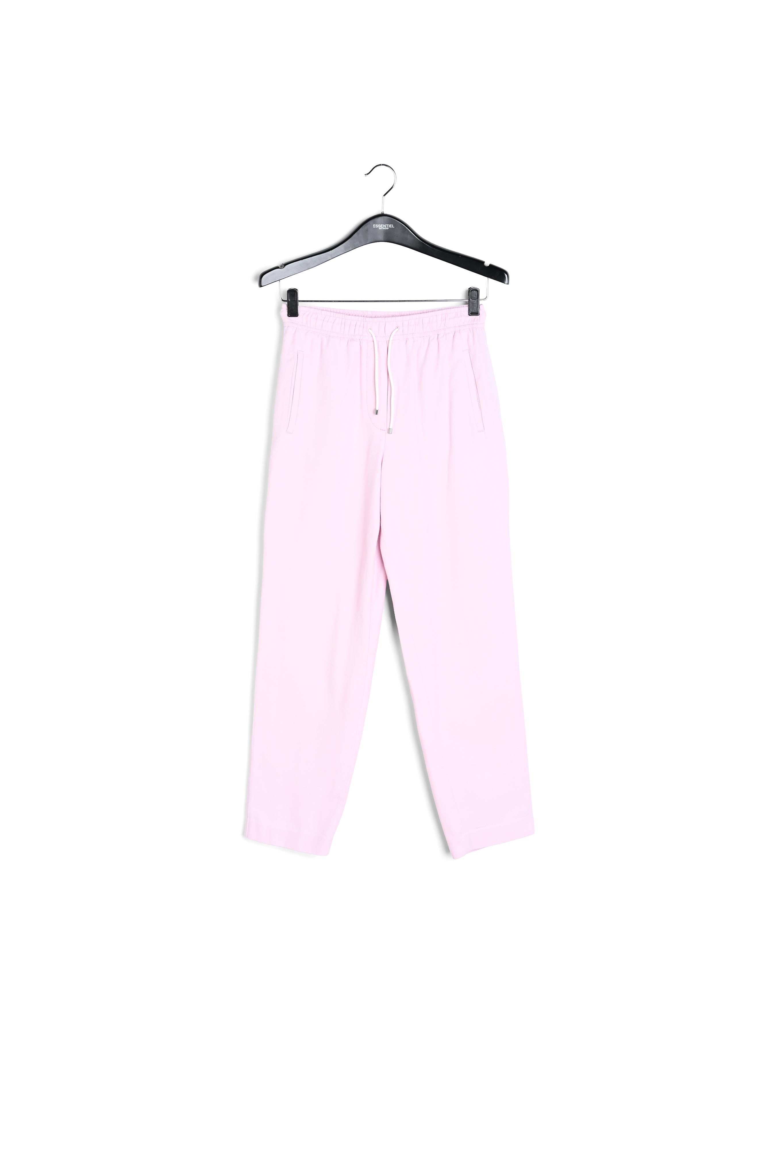 Pantalon fuselé en coton lilas RE—SSENTIEL | Essentiel second hand