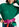 Dark green cable-knitted turtleneck sweater Faume - seconde main