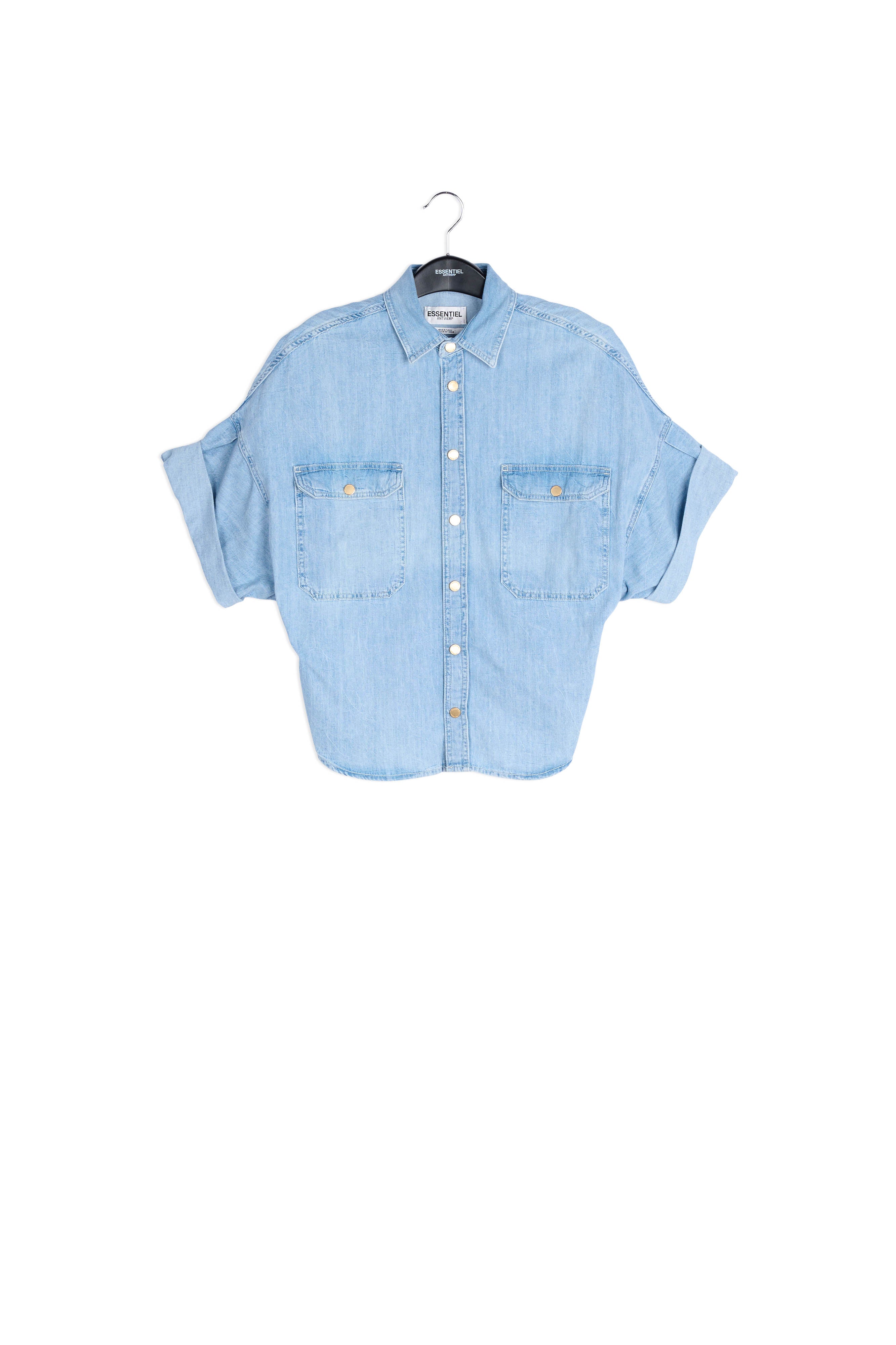 Light blue denim shirt RE—SSENTIEL | Essentiel second hand