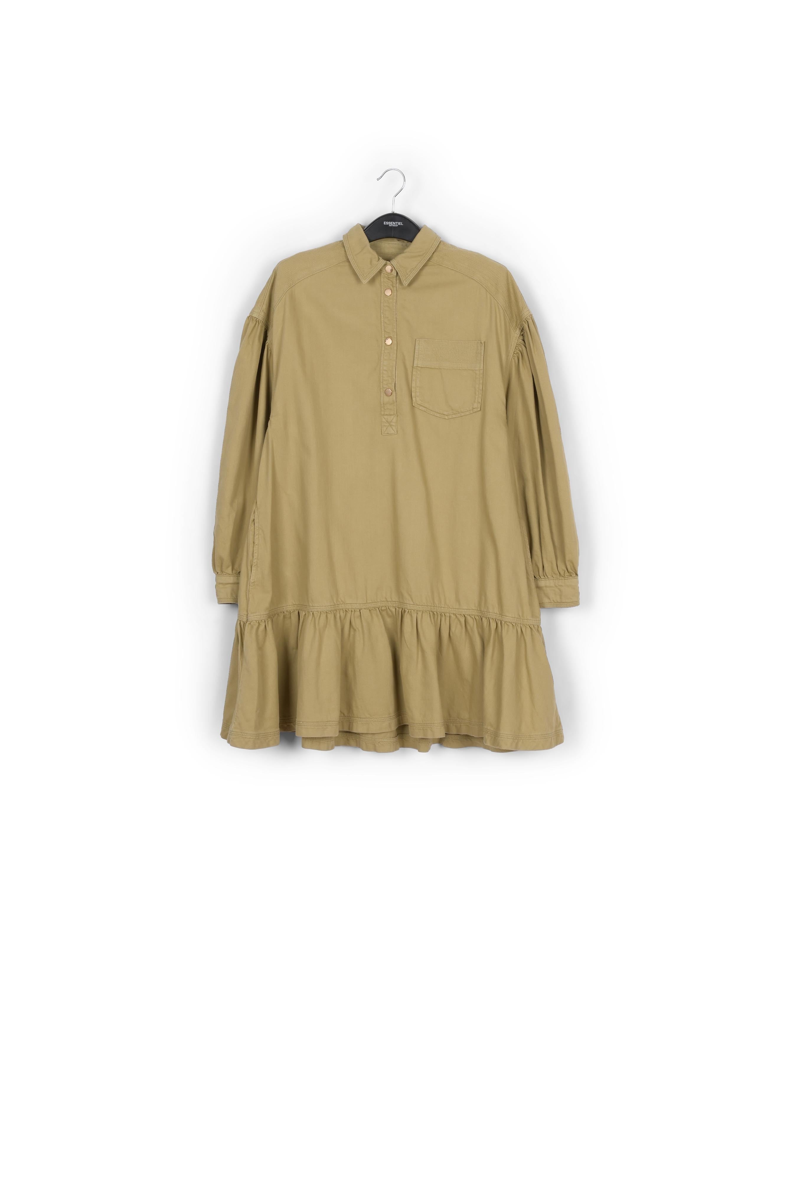 Beige denim mini dress RE—SSENTIEL | Essentiel second hand