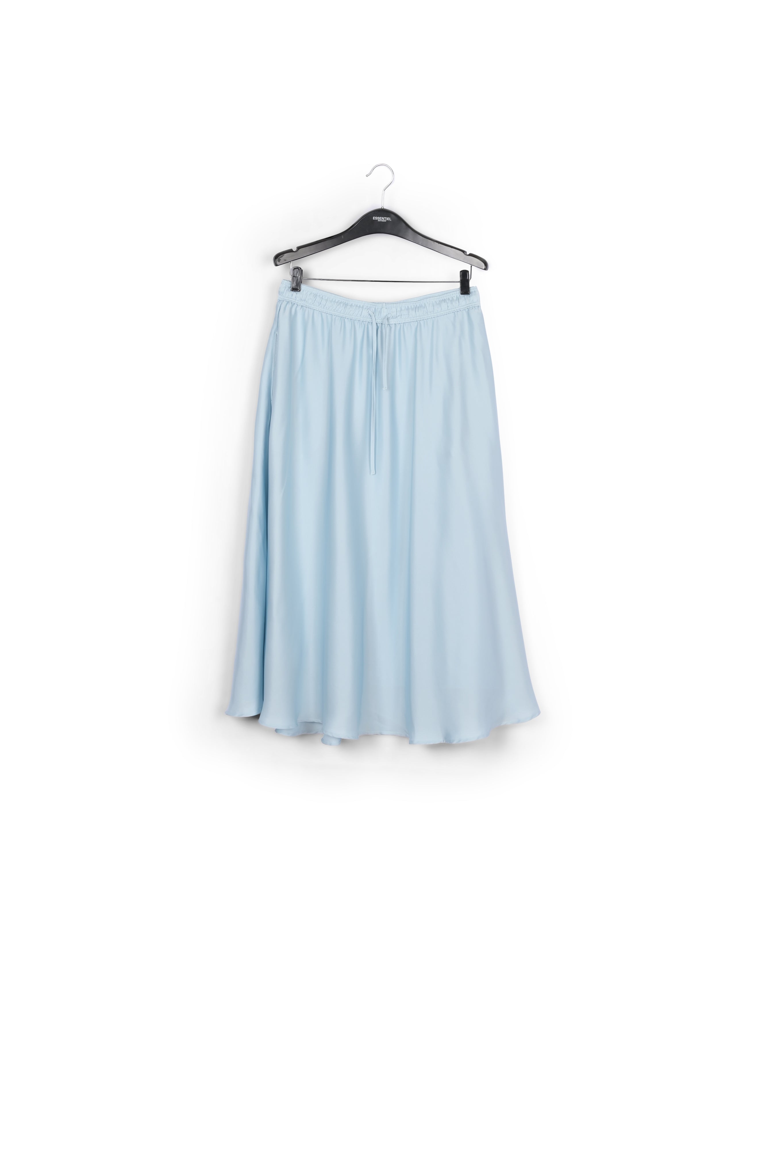 Jupe midi bleu clair à fleurs RE—SSENTIEL | Essentiel second hand