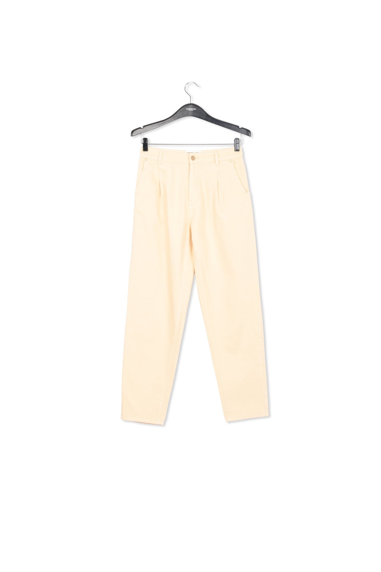 Ecru denim tapered high-rise jeans RE—SSENTIEL | Essentiel second hand