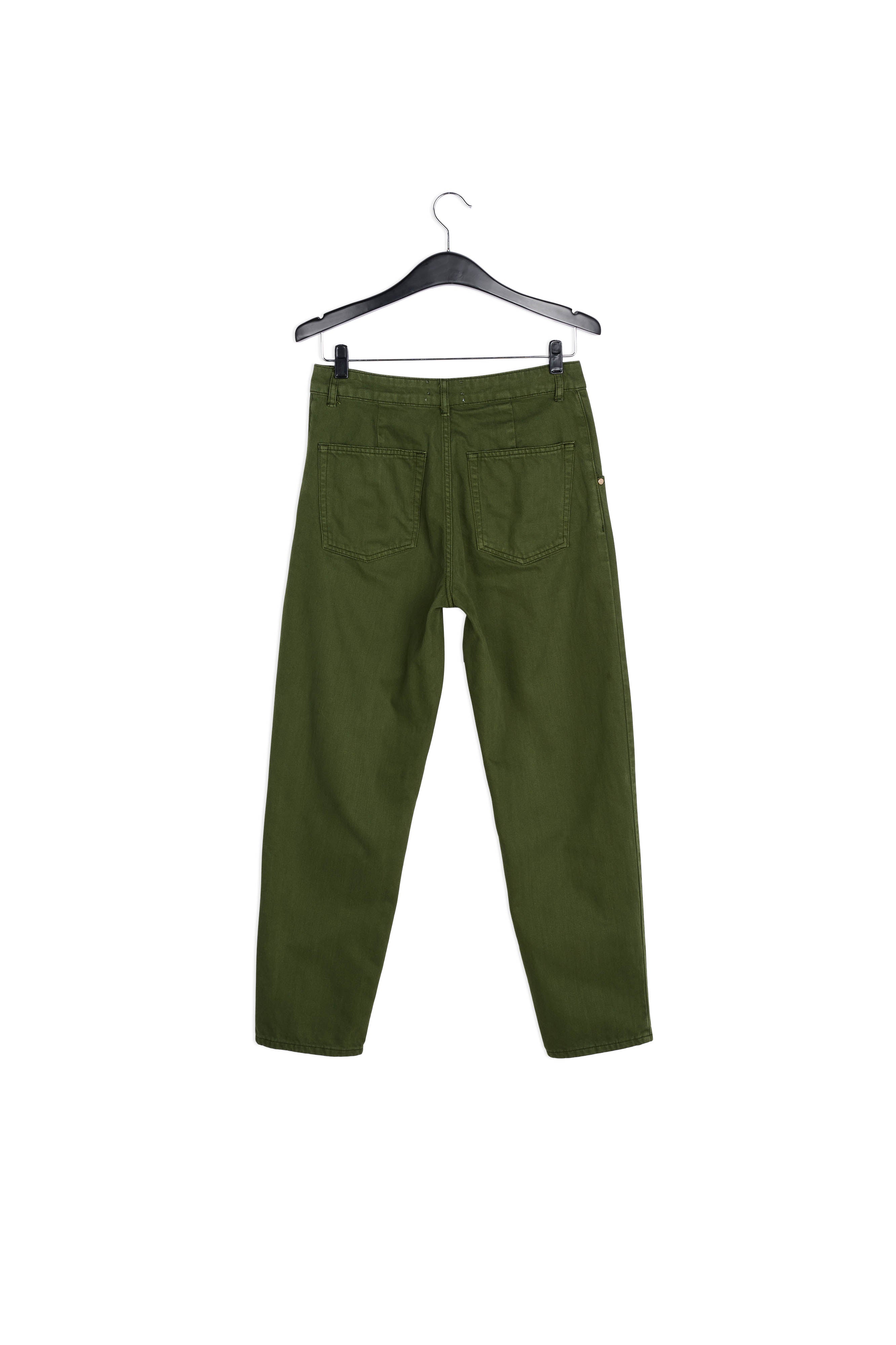 Pine green tapered jeans RE—SSENTIEL | Essentiel second hand