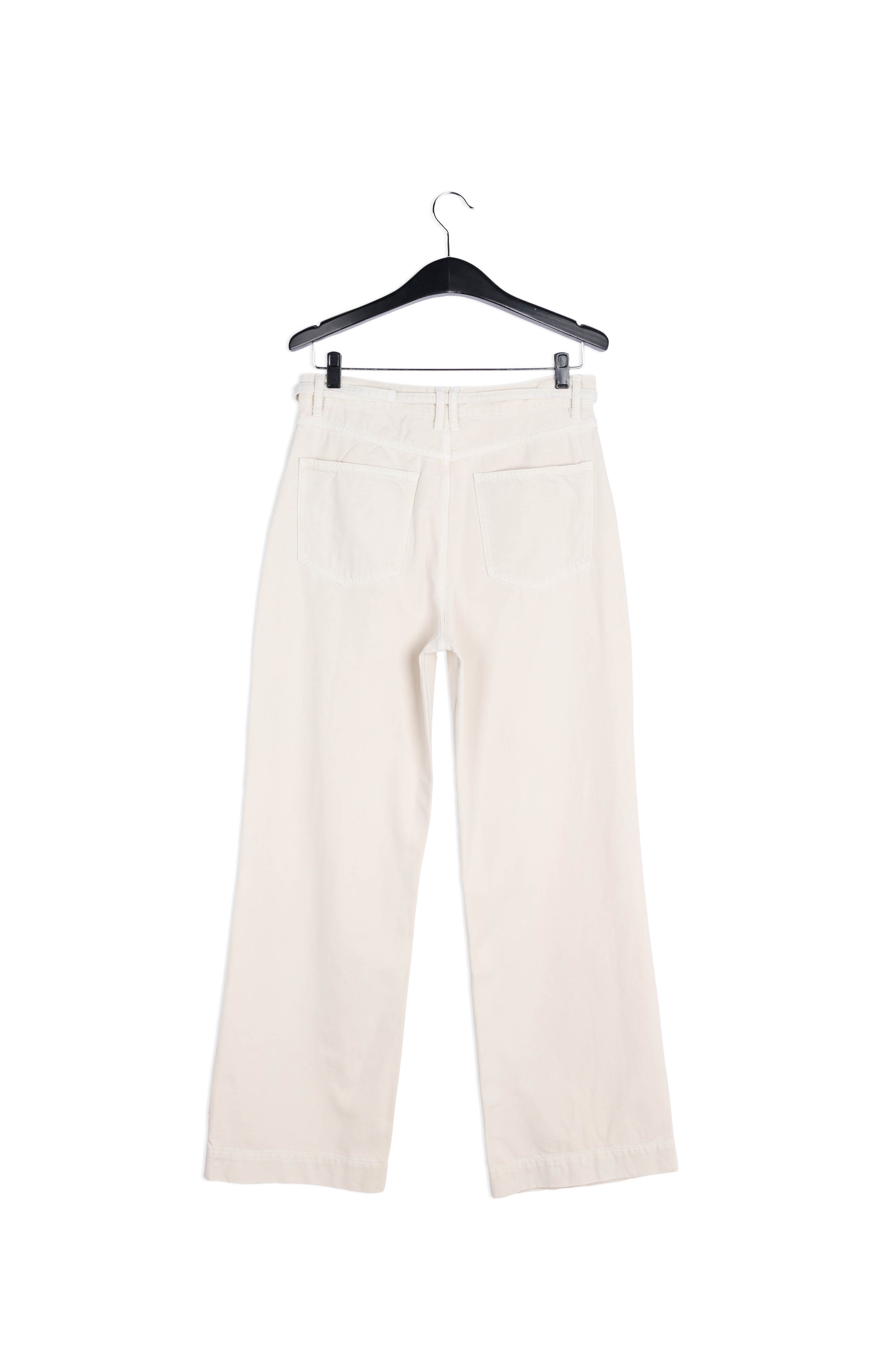 Jean blanc cassé aux jambes larges RE—SSENTIEL | Essentiel second hand