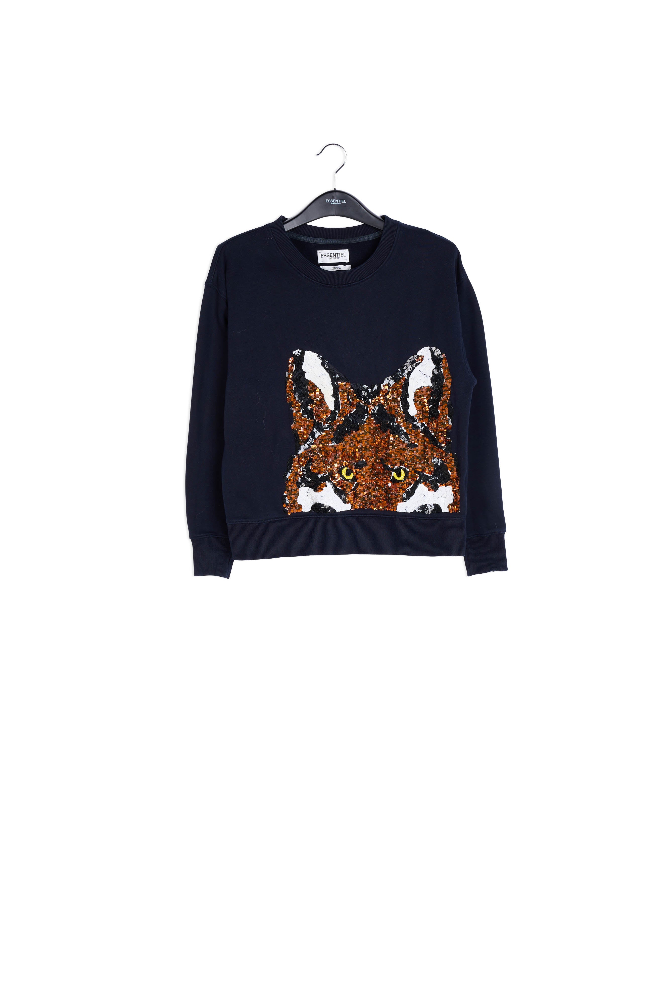 Sequins fox sweater RE—SSENTIEL | Essentiel second hand
