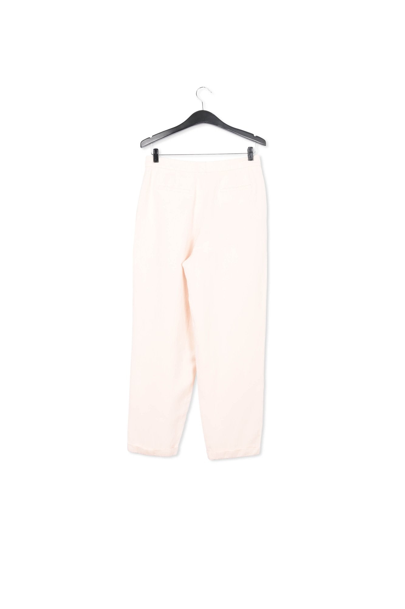 Off-white tailored mid-rise pants RE—SSENTIEL | Essentiel second hand
