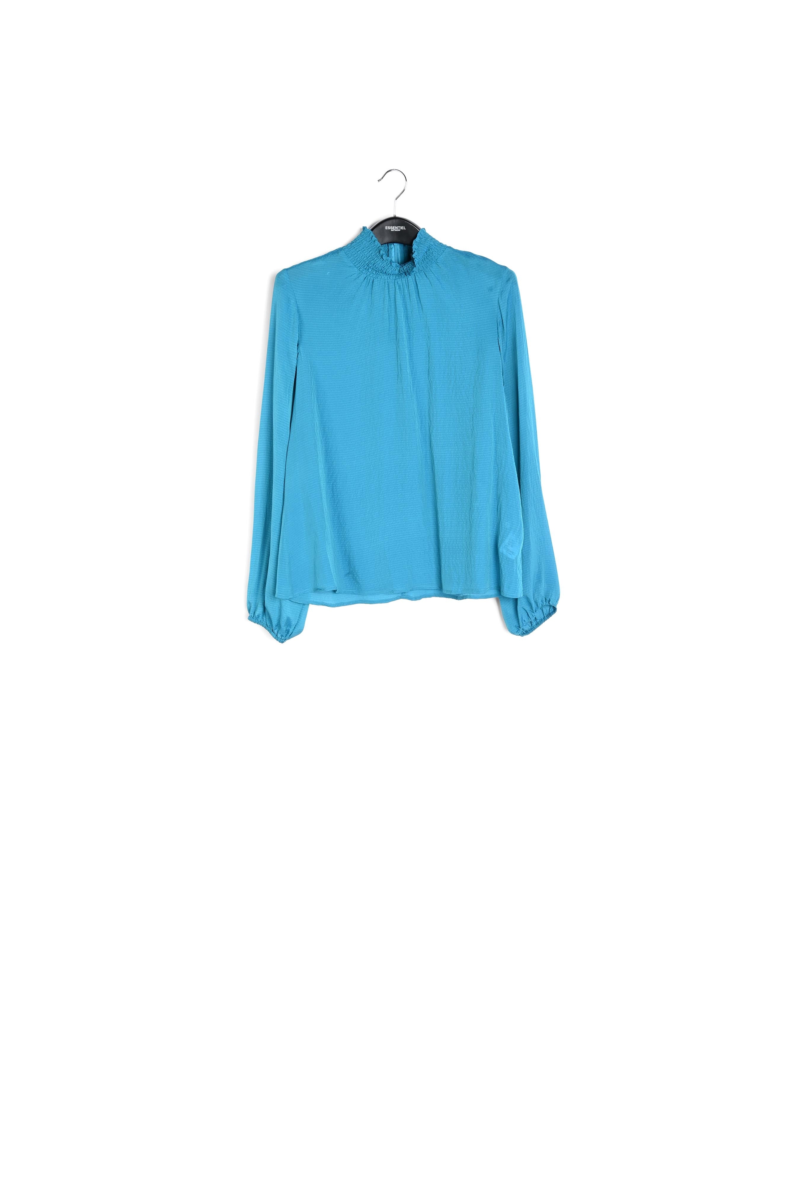 Blauwe top met wijde pasvorm RE—SSENTIEL | Essentiel second hand