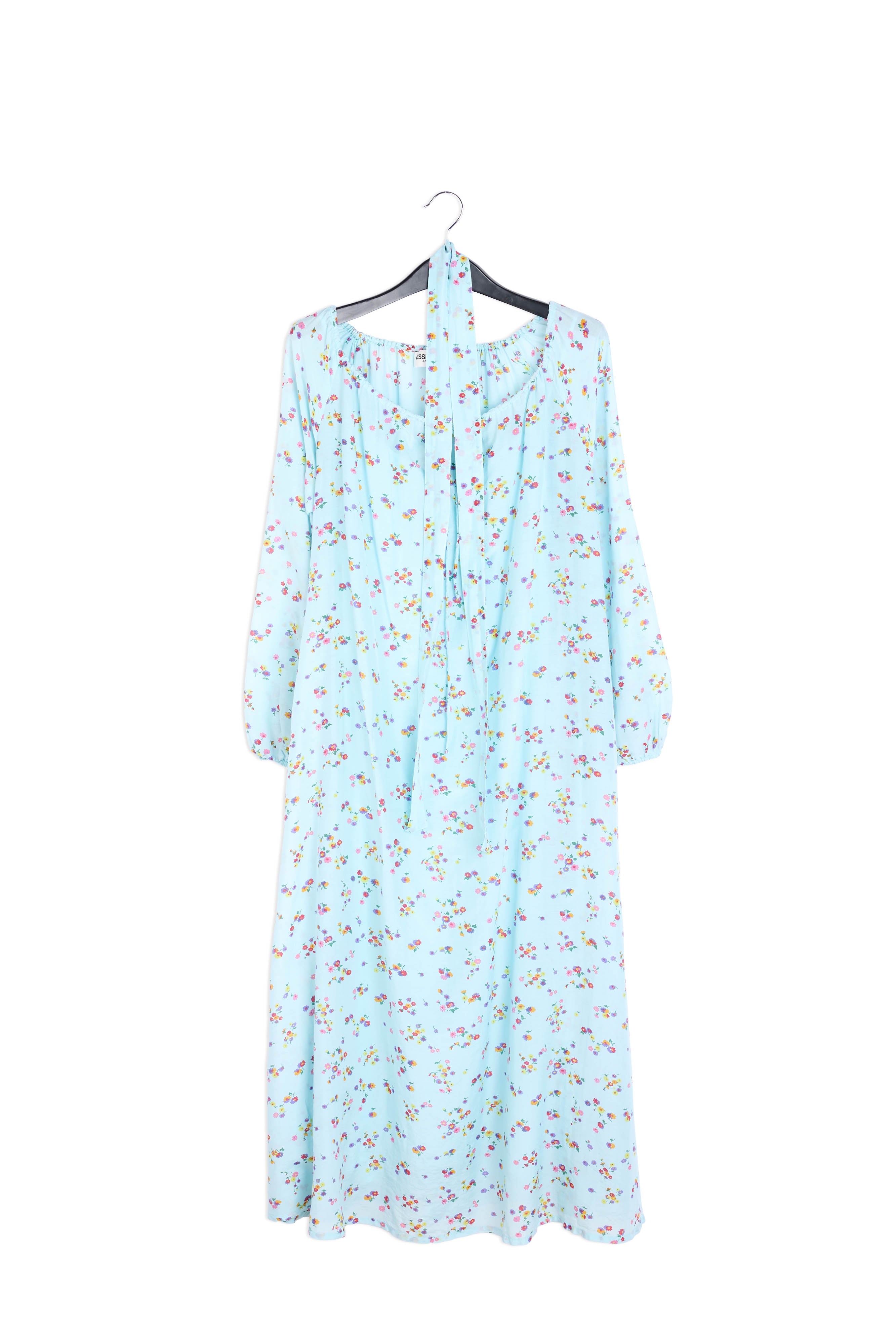 Light blue floral maxi dress RE—SSENTIEL | Essentiel second hand