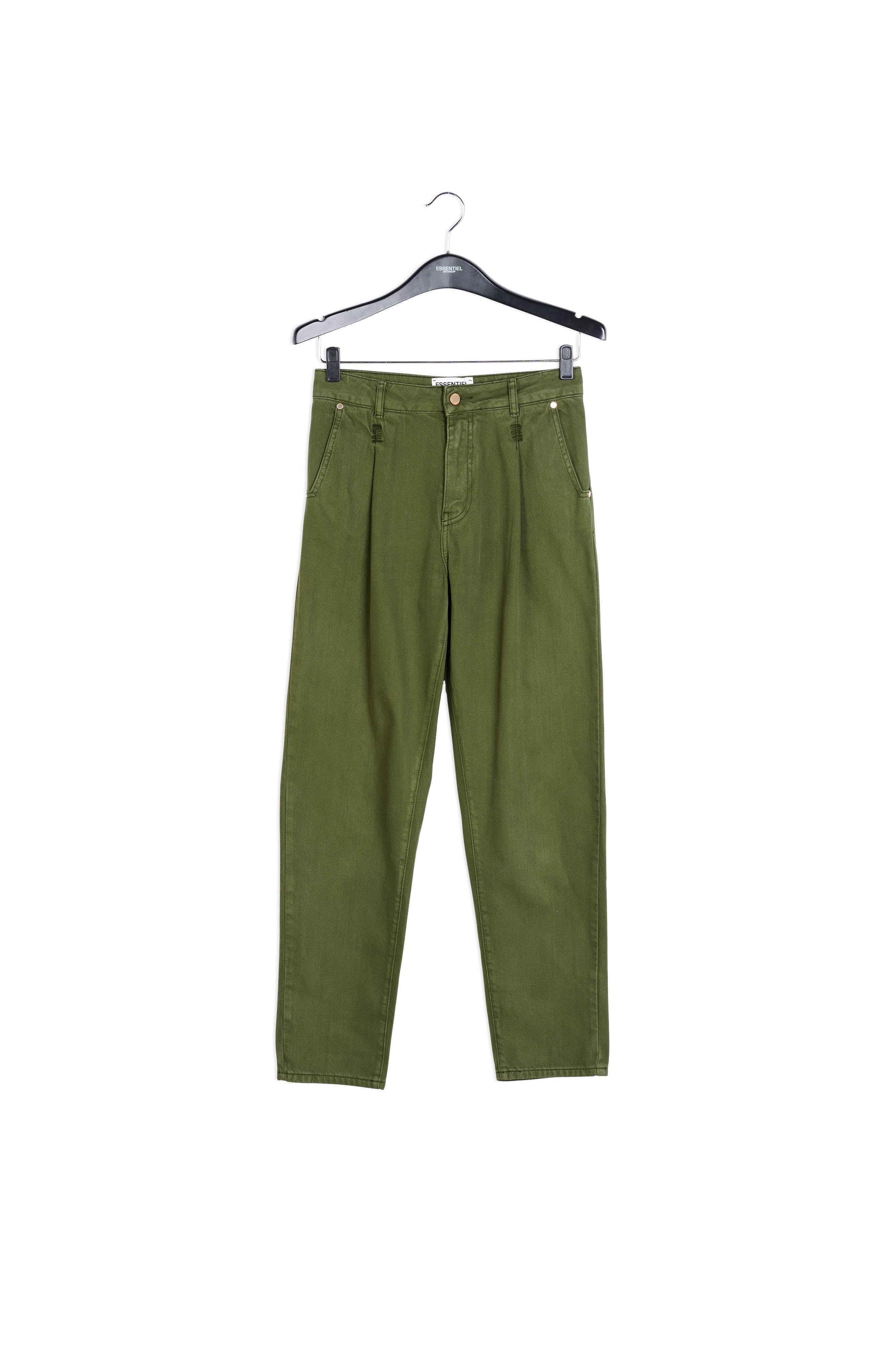 Pine green tapered jeans RE—SSENTIEL | Essentiel second hand