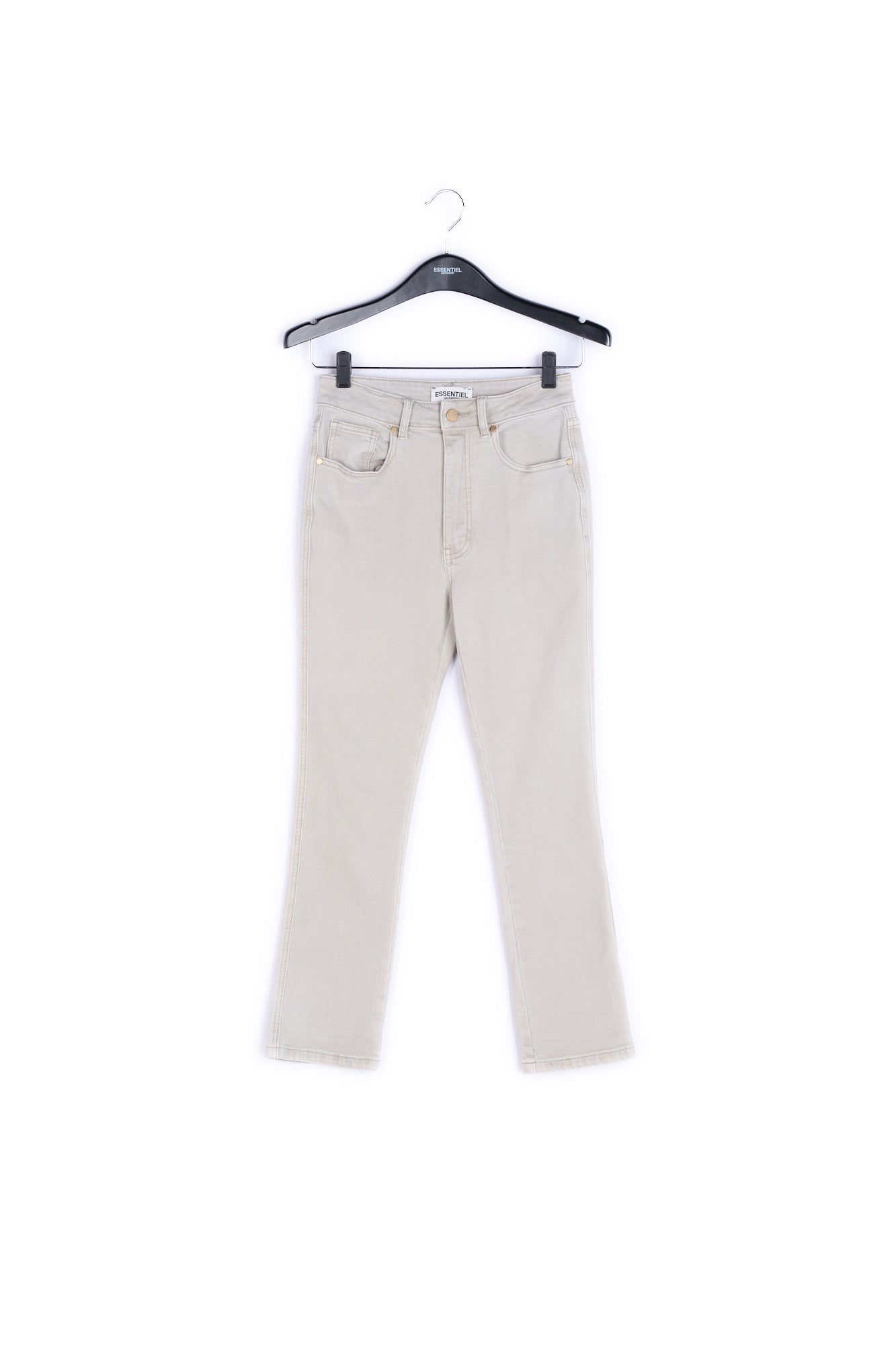 Beige straight-leg jeans RE—SSENTIEL | Essentiel second hand