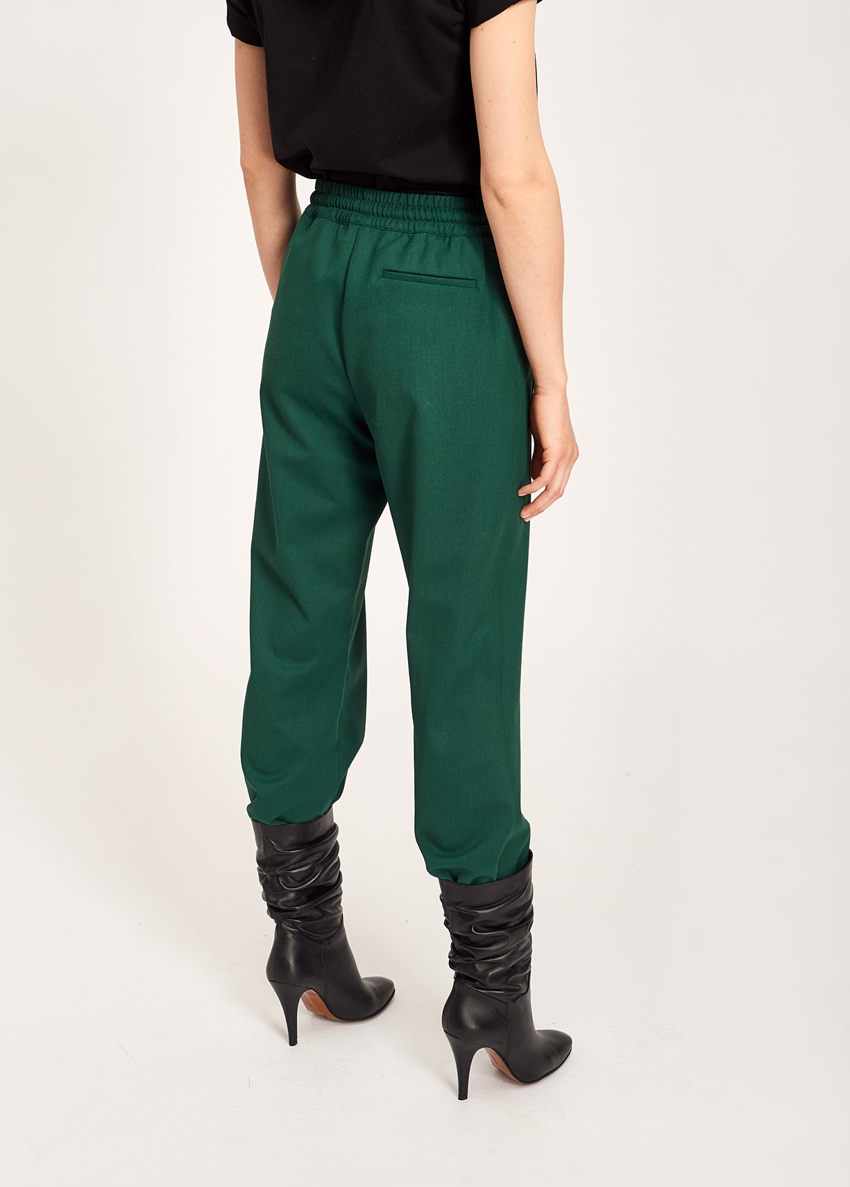 Pantalon de survêtement vert bouteille RE—SSENTIEL | Essentiel second hand