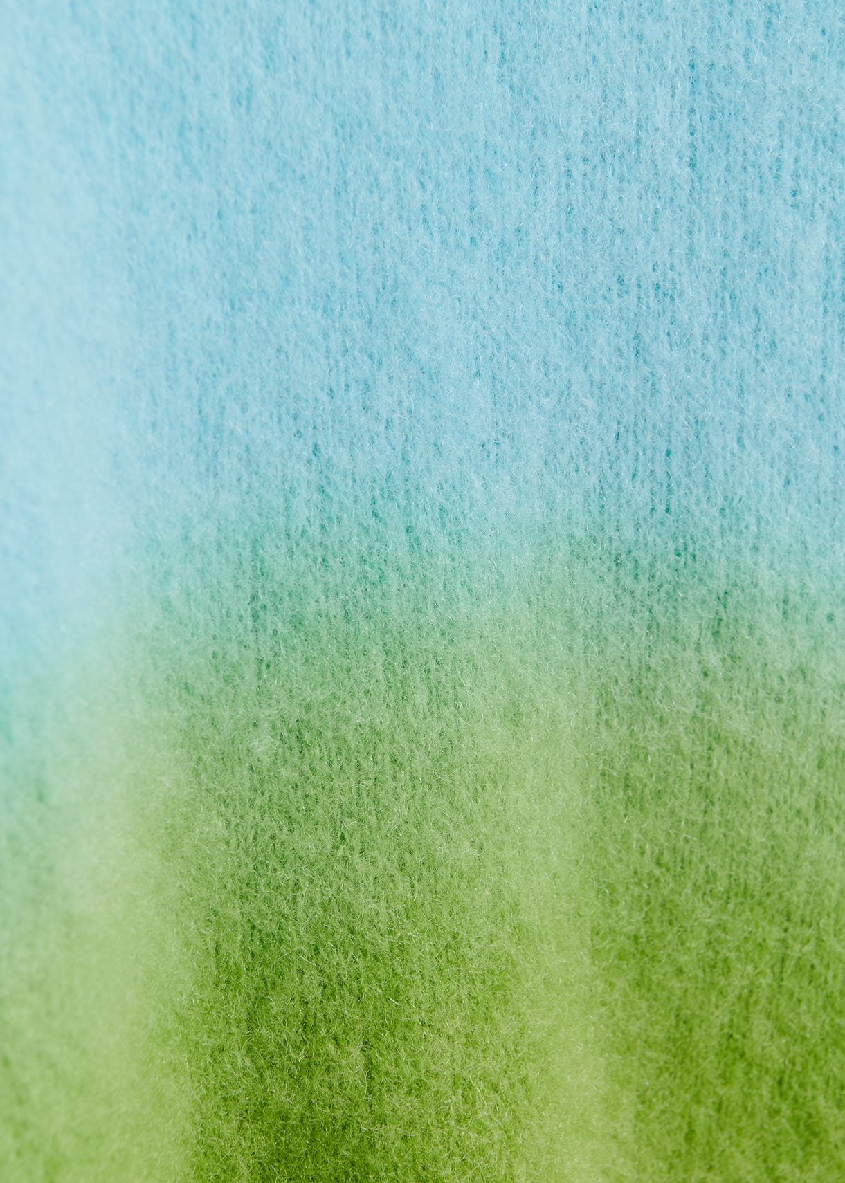 Light blue and green knit sweater with gradient effect RE—SSENTIEL | Essentiel second hand