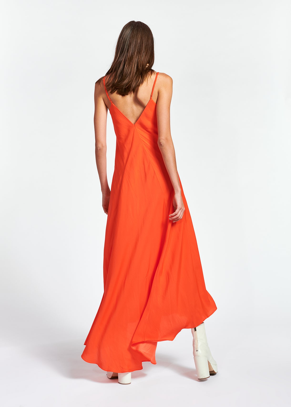 Robe nuisette maxi orange RE—SSENTIEL | Essentiel second hand