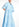 Robe chemise bleue à ligne a Faume - seconde main