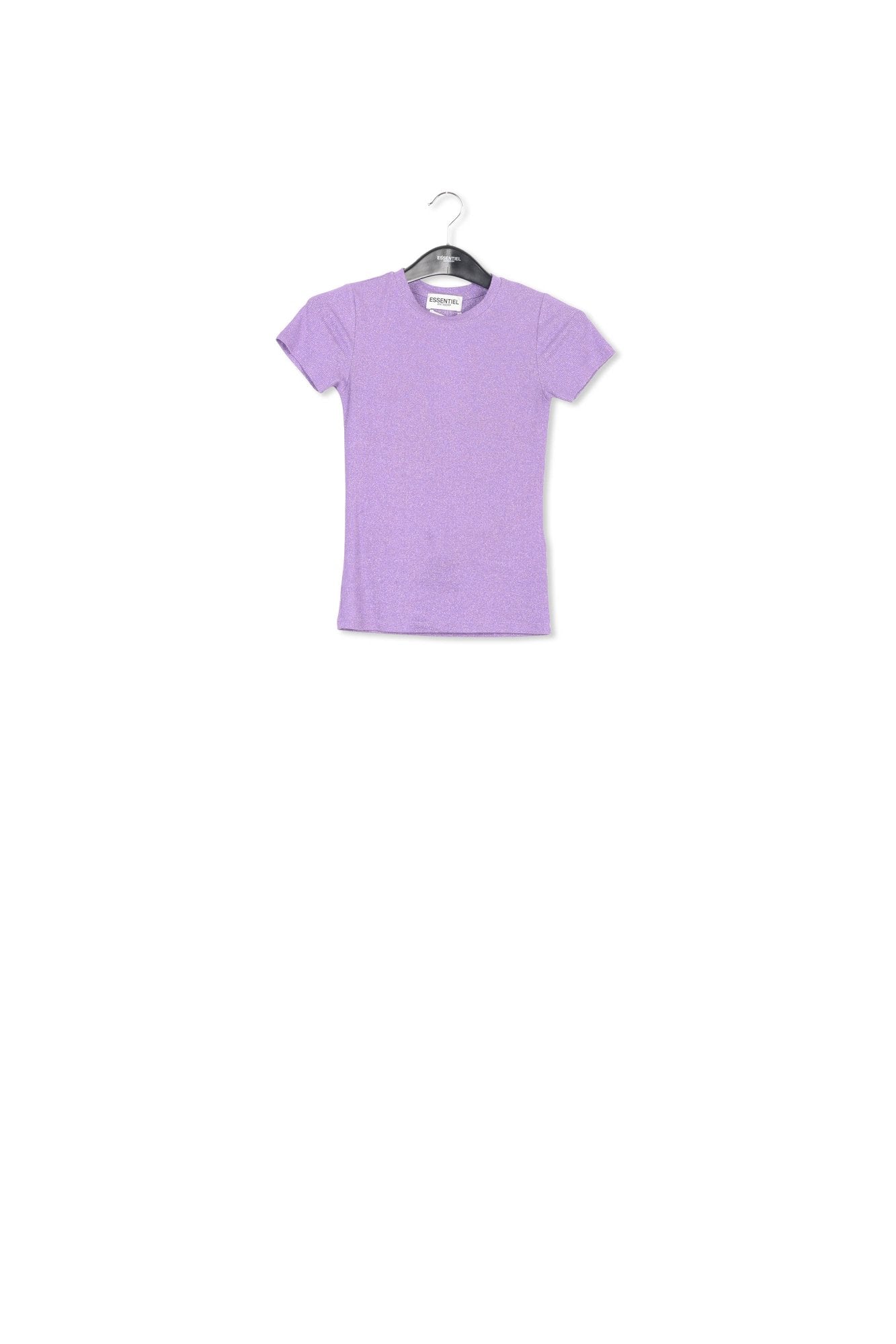 Lilac lurex T-shirt RE—SSENTIEL | Essentiel second hand